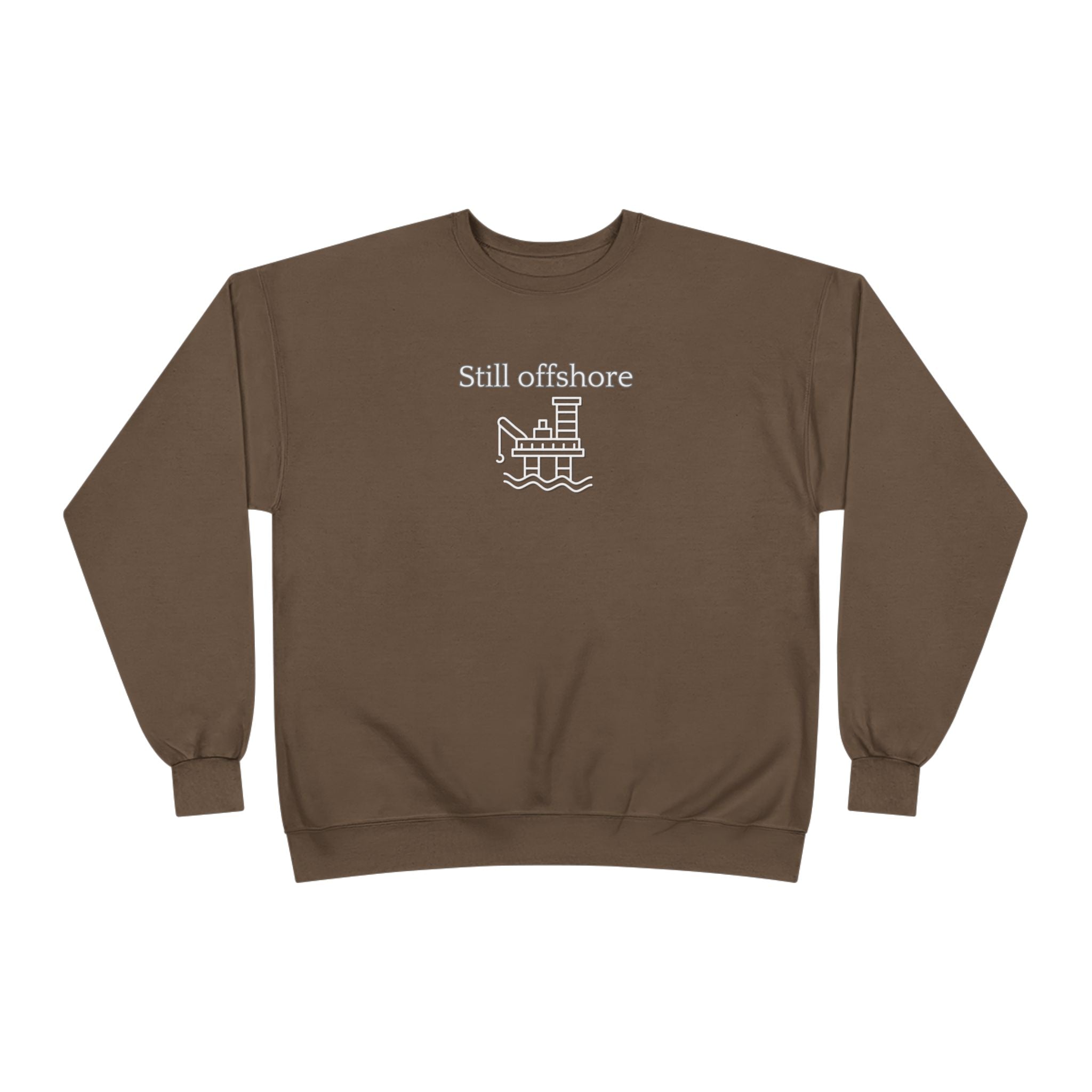Relaxed Soft Ladies Sweatshirt - He's Offshore - oilfield