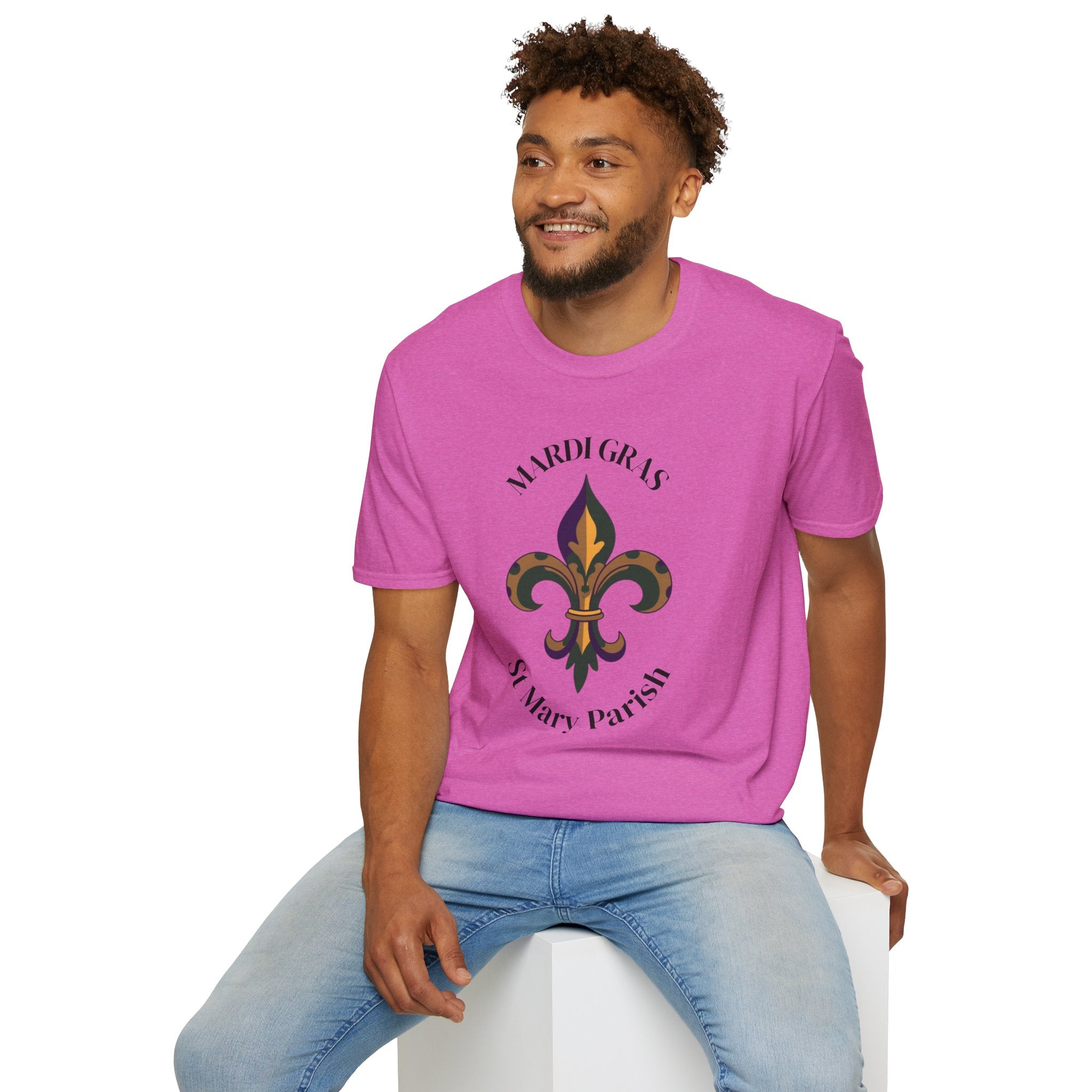 Relaxed Tee Men and Women- Mardi Gras St Mary Parish