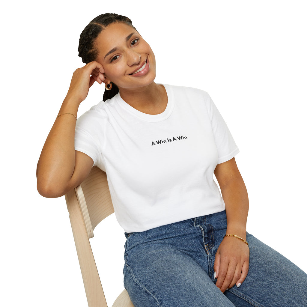 Men & Women Soft Relaxed Tee - a win is a win
