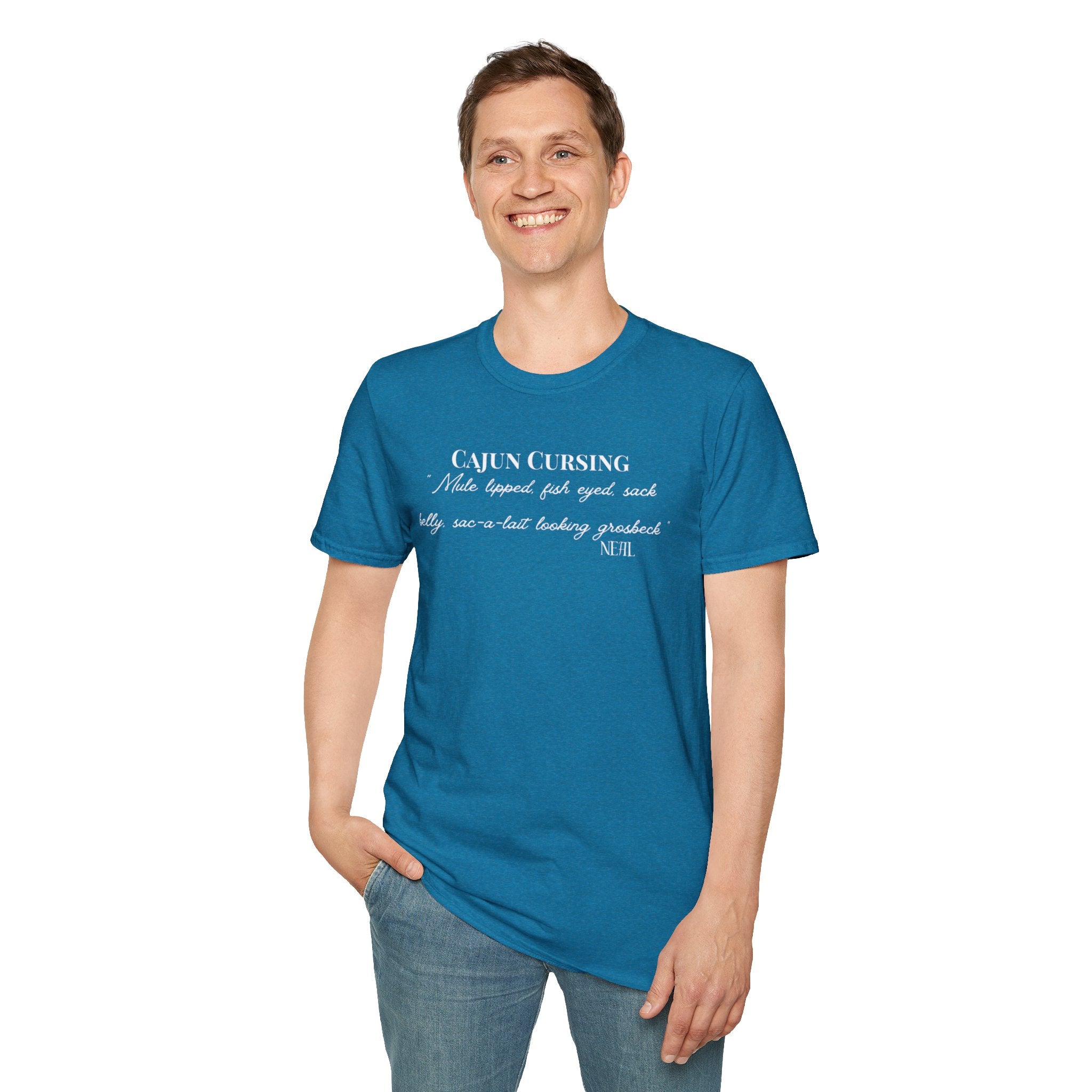 Men's Soft Tee - Relaxed Fit - Cajun Cursing