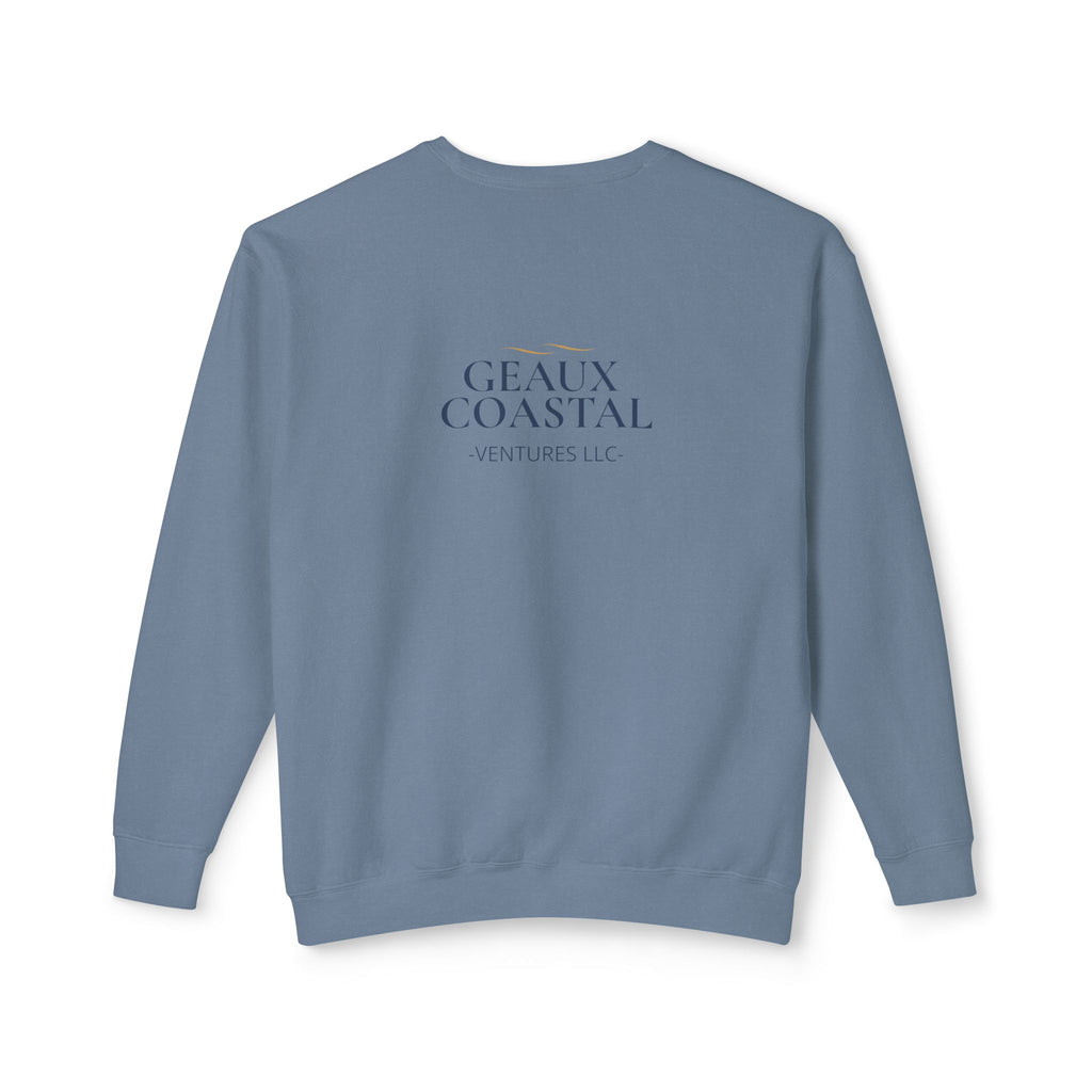 Ladies Lightweight Crewneck Sweatshirt - Champagne is addicted to me