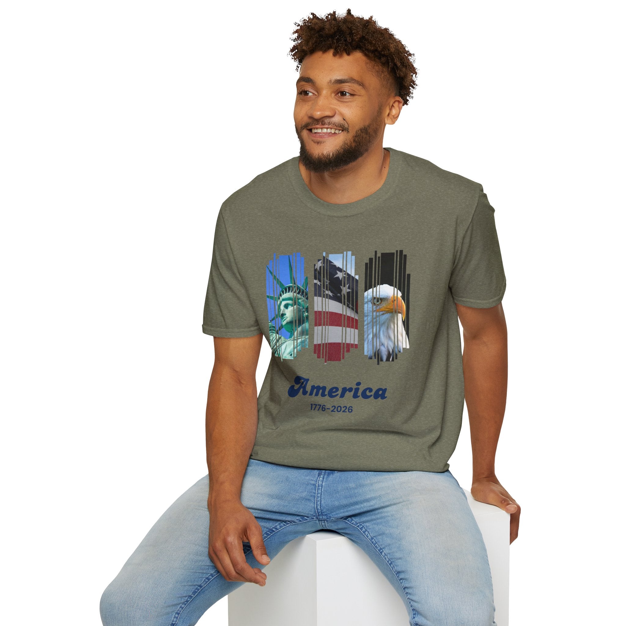 Relaxed Soft Tee - Men and Women - America