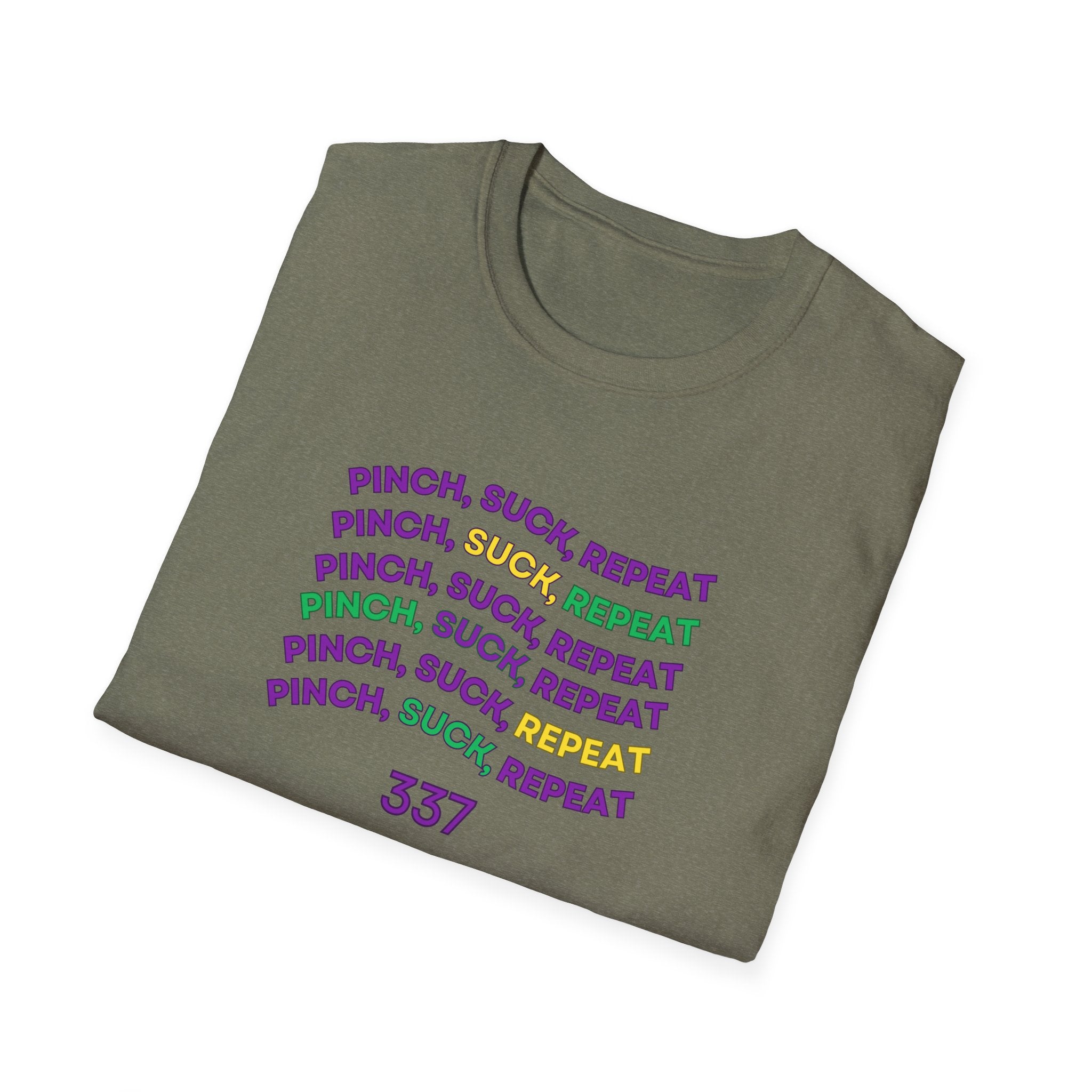 Soft Tee - (Men & Women) - "Mardi Gras"  '337'