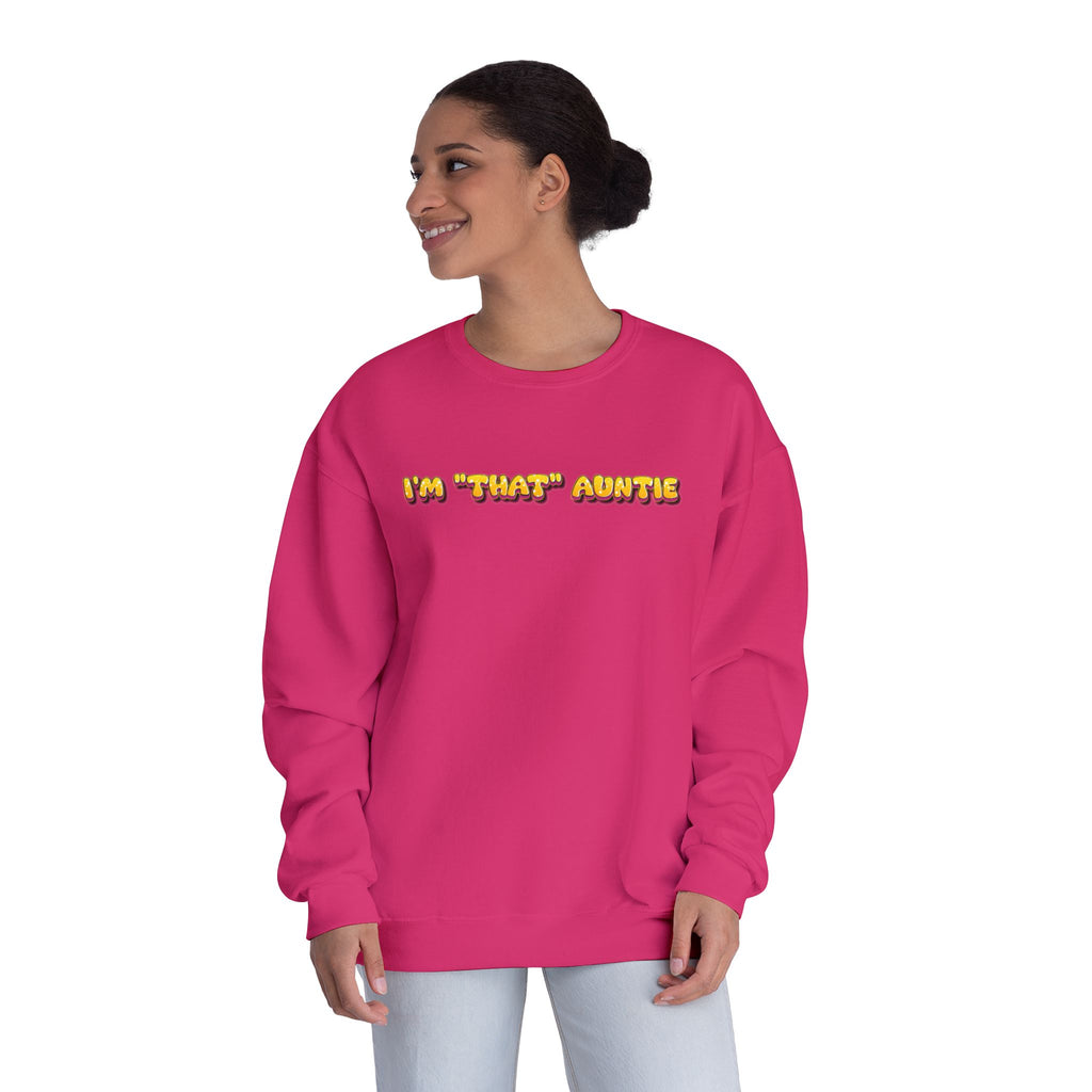 Lightweight Women's Sweatshirt - Im That Auntie Colorful