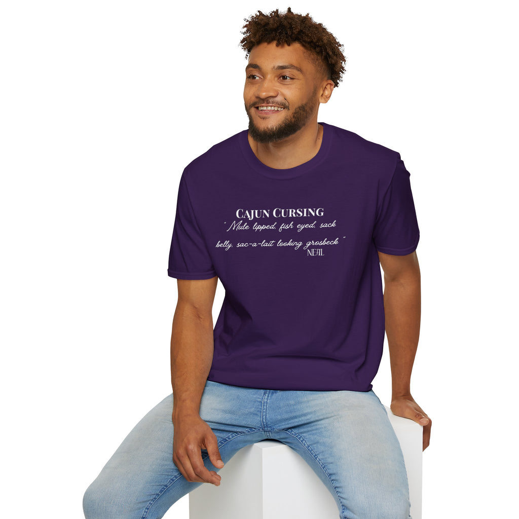 Men's Soft Tee - Relaxed Fit - Cajun Cursing
