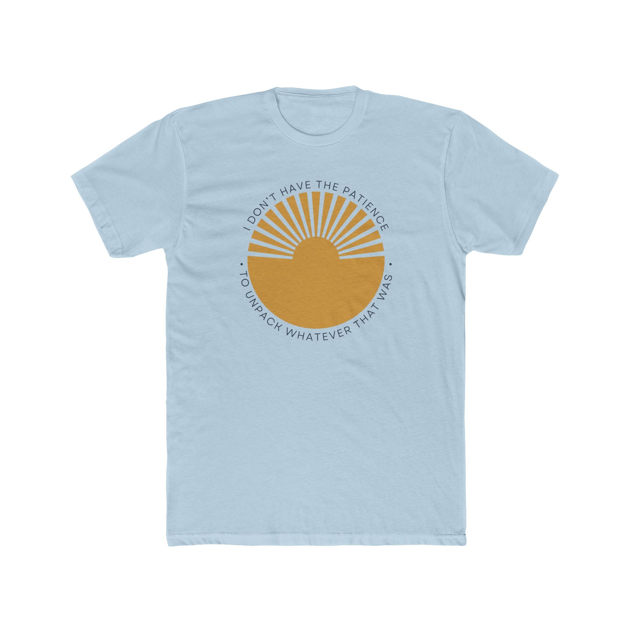Relaxed Men's Soft Tee - Patience to Unpack