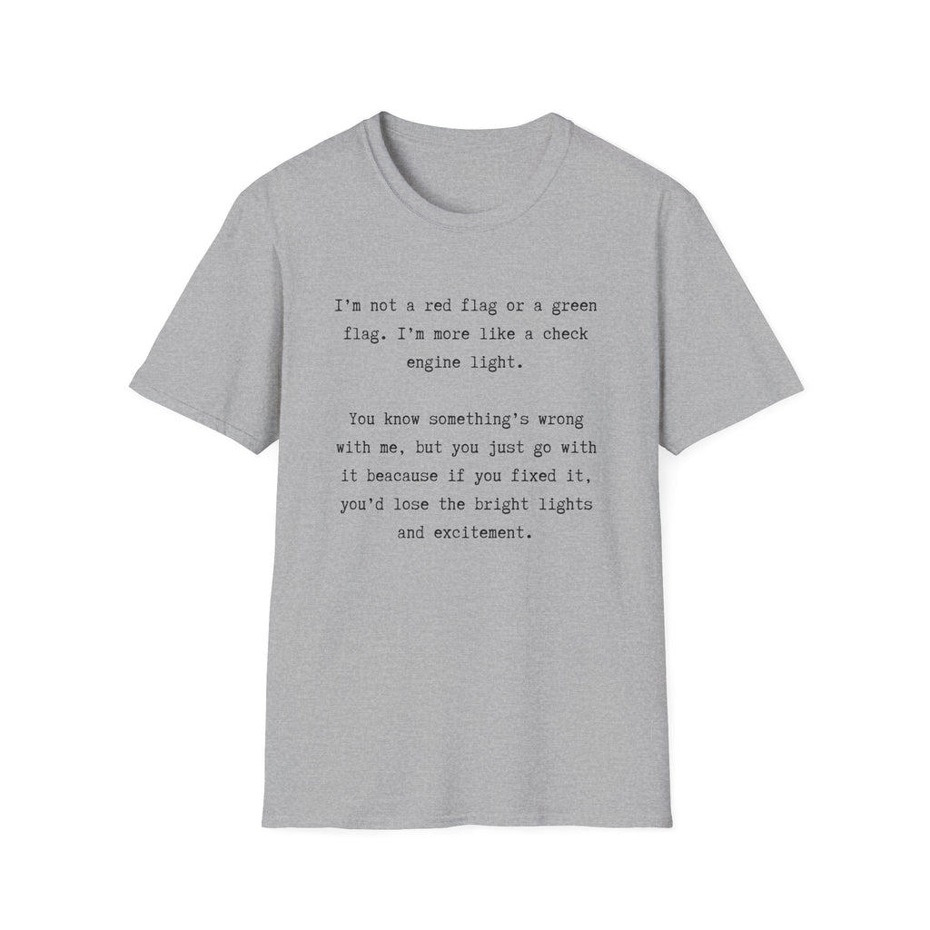 Men and Women Soft Relaxed T Shirts - Green light