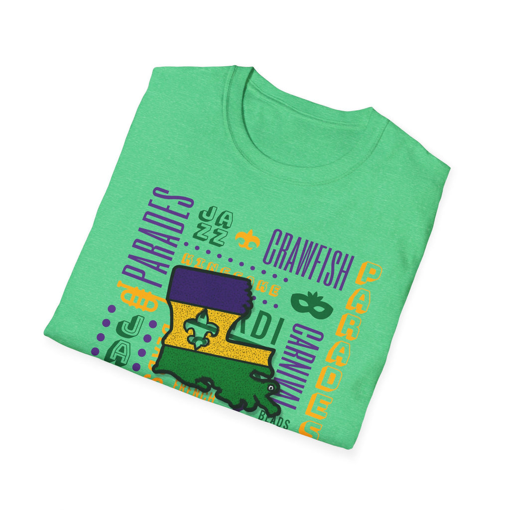 Relaxed Soft T Shirt - Men and Women - louisiana