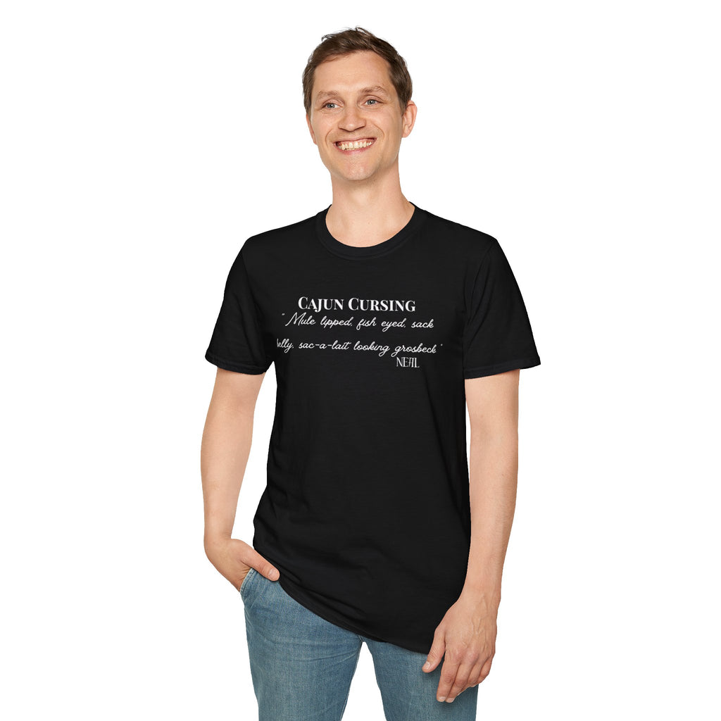 Men's Soft Tee - Relaxed Fit - Cajun Cursing