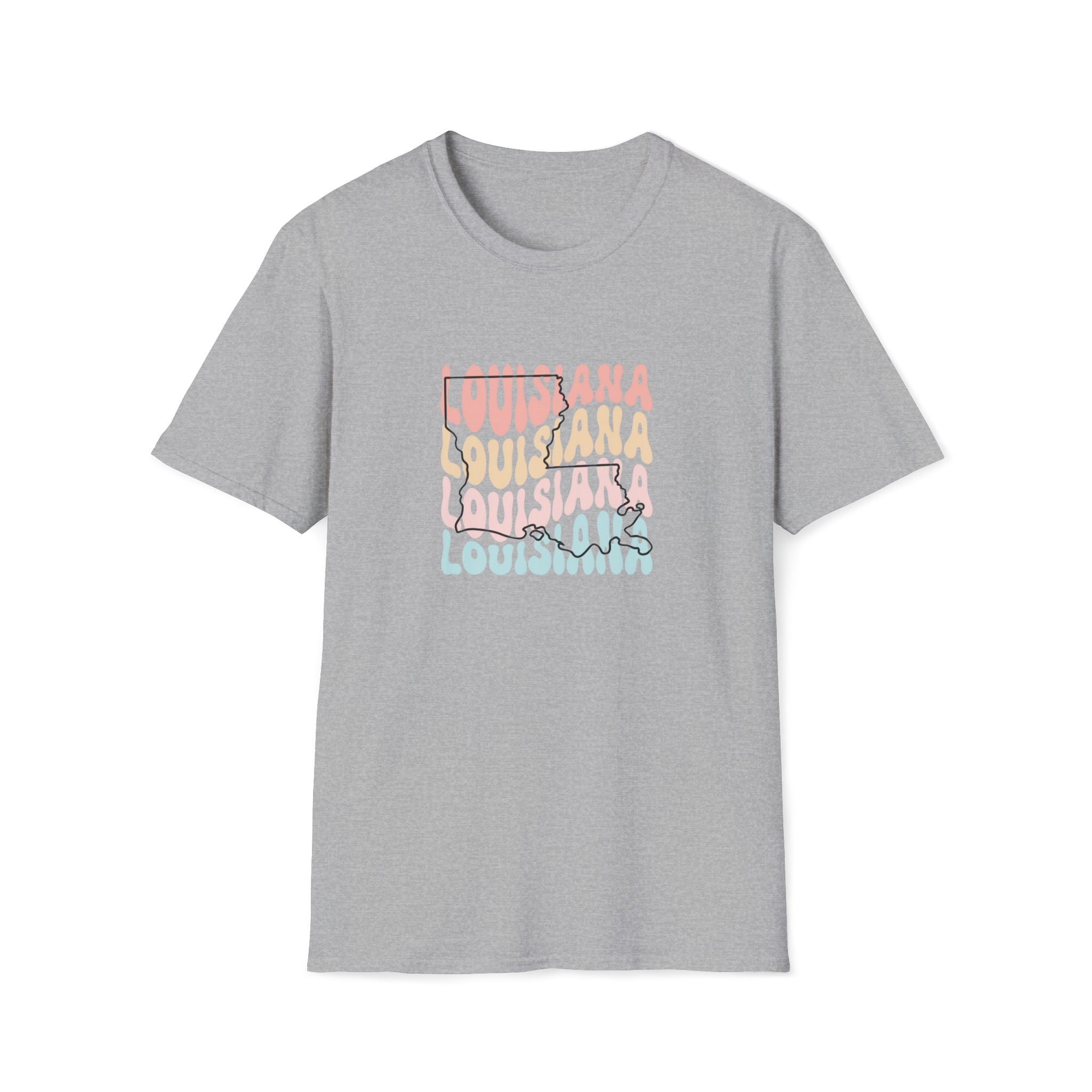 Womens Soft Relaxed Tee - Louisiana