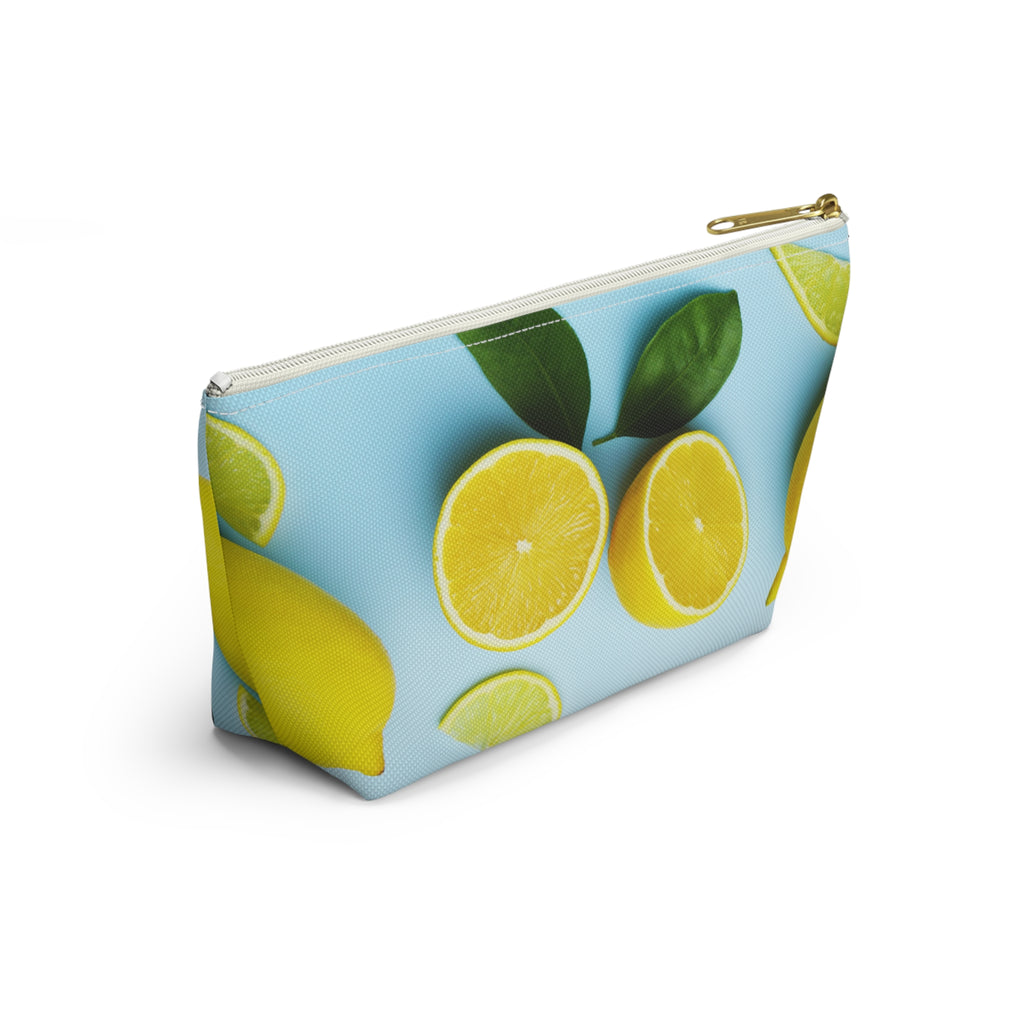 Accessory Pouch w T-bottom - Lemons