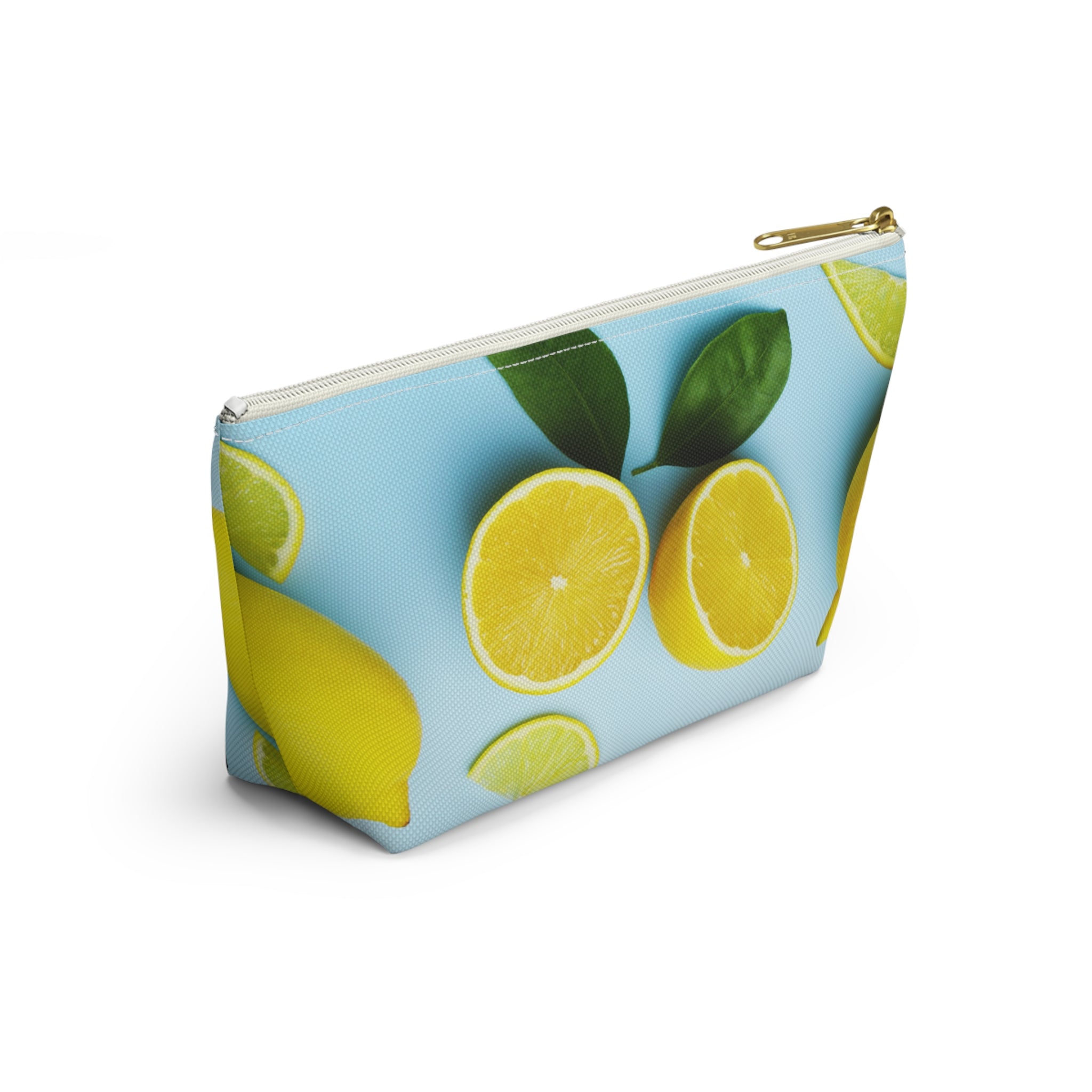 Accessory Pouch w T-bottom - Lemons