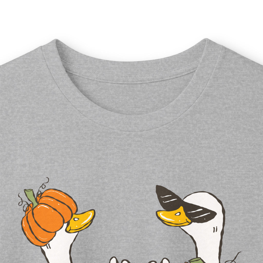Woman Ultra Cotton Long Sleeve Tee - Cute Ducks - Fall
