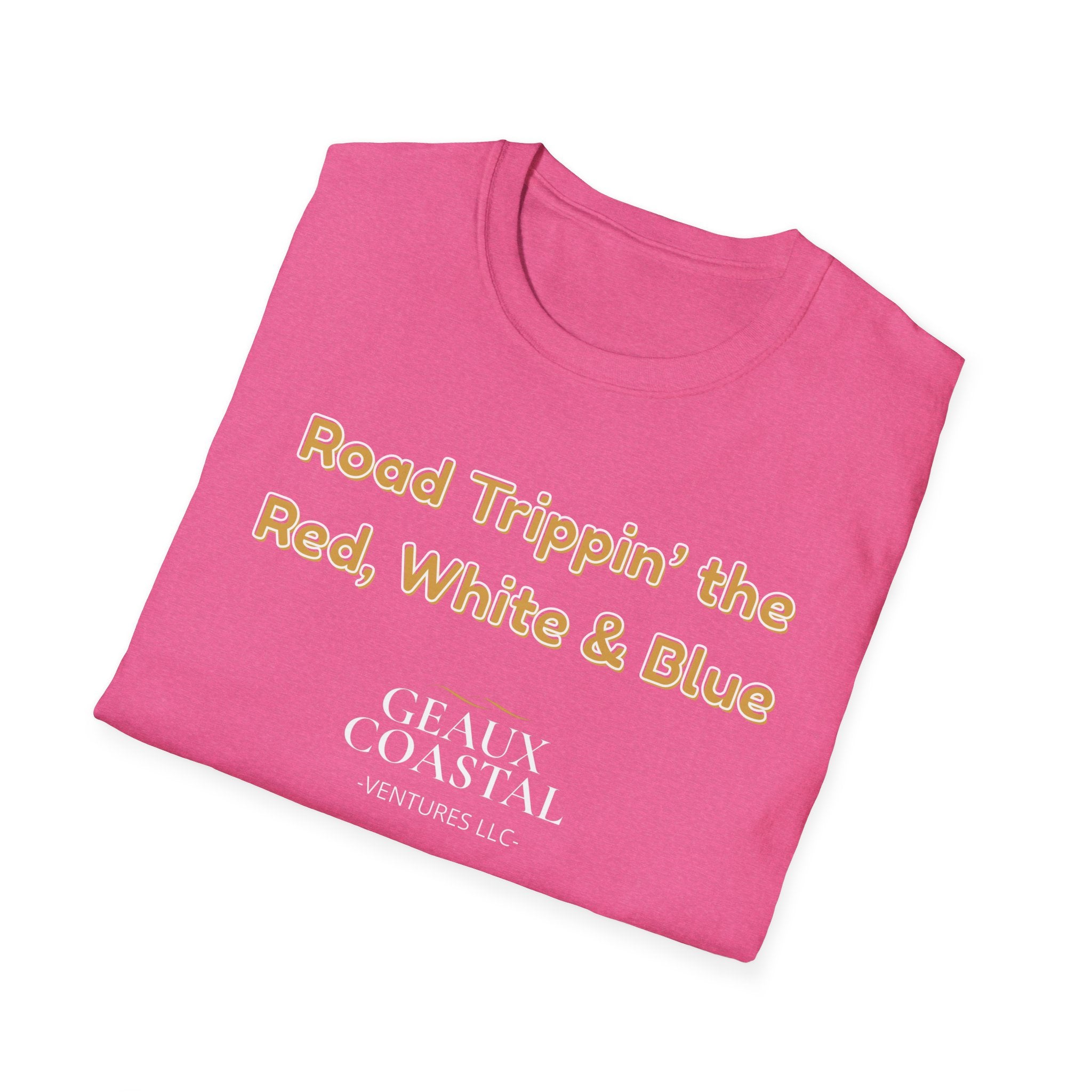 Men or Women Relaxed Soft Tee -  Road Tripping the USA