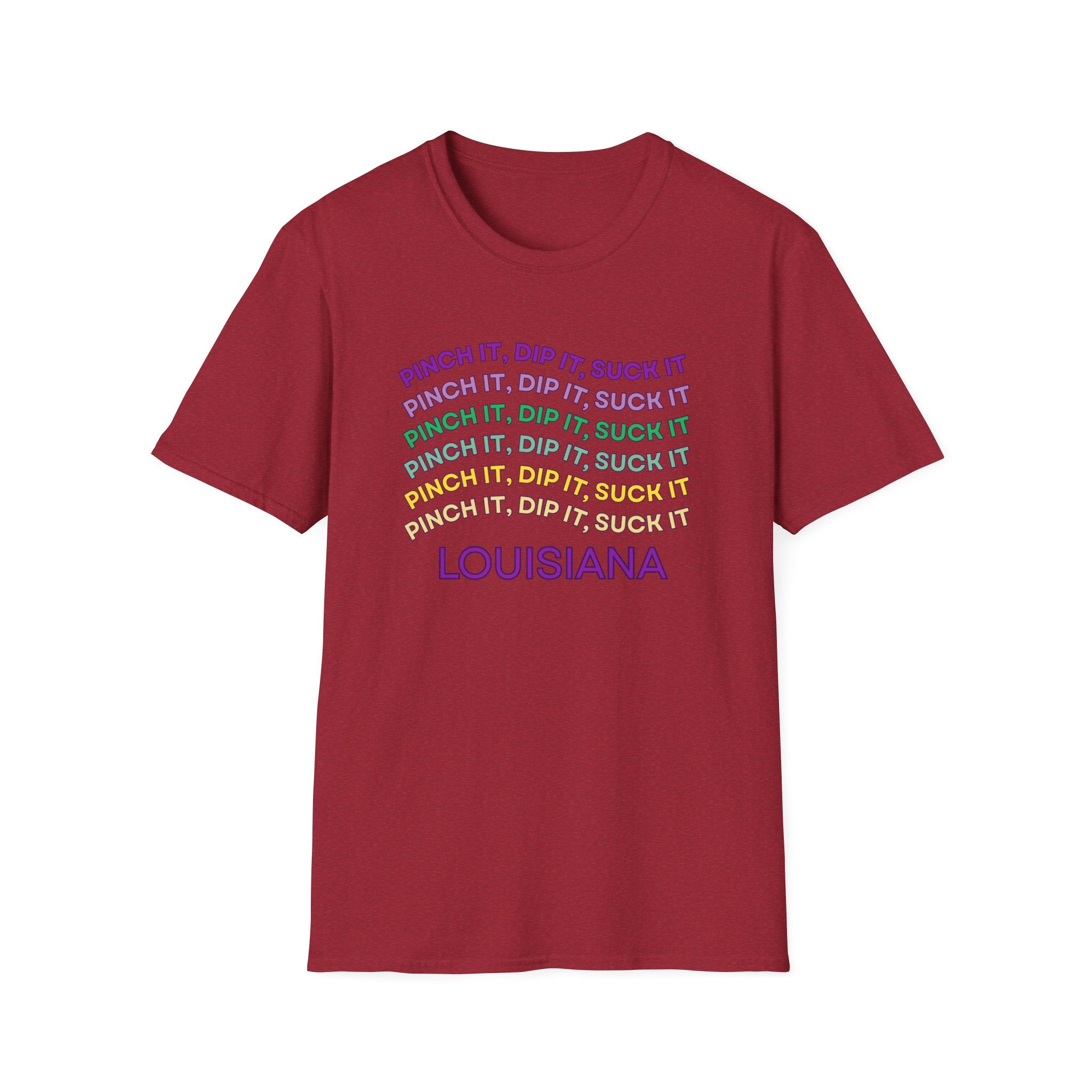 Soft Tee (Men & Women) "Pinch it, dip it, suck it" (Relaxed)