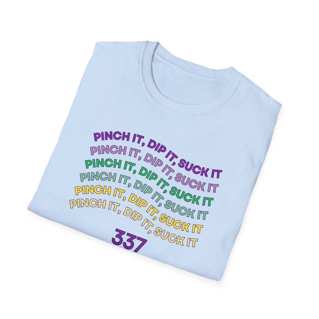 Flexible Soft Tee - (Men & Women) "337" " Mardi Gras"