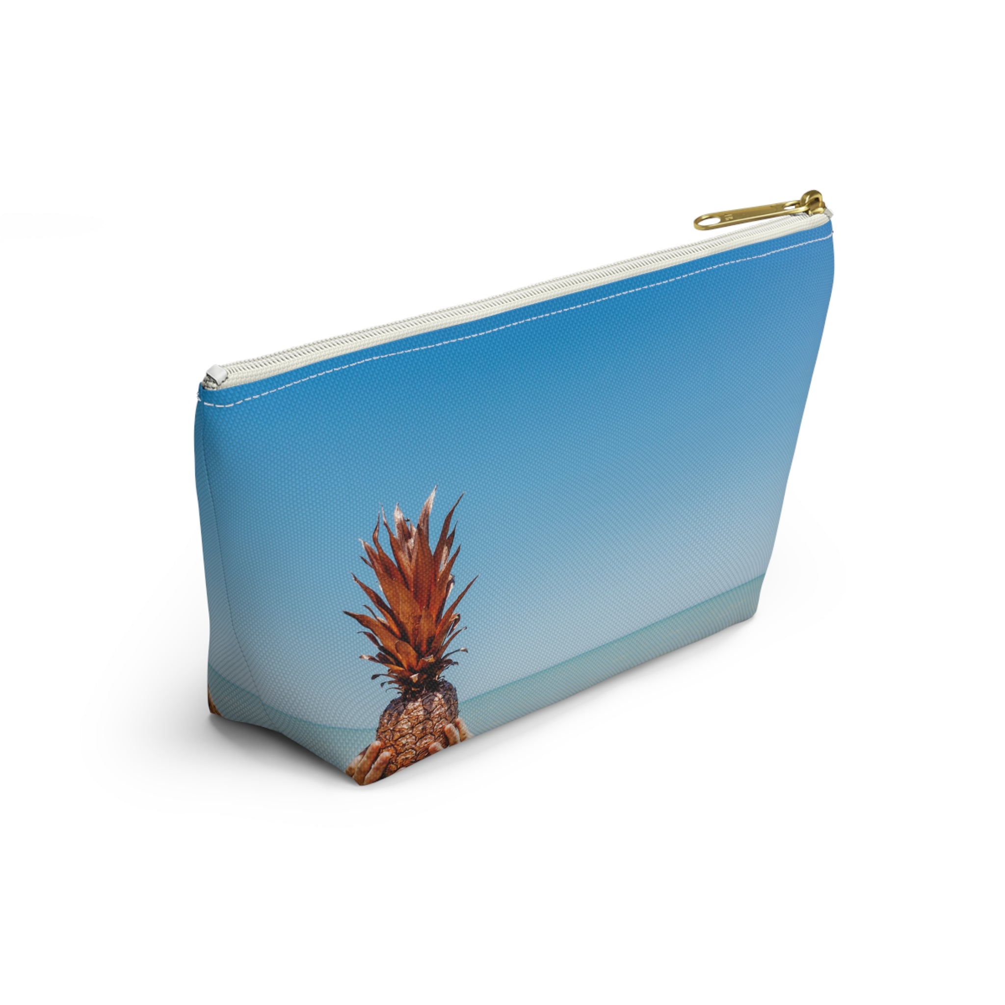 Accessory Pouch w T-bottom - Pineapple