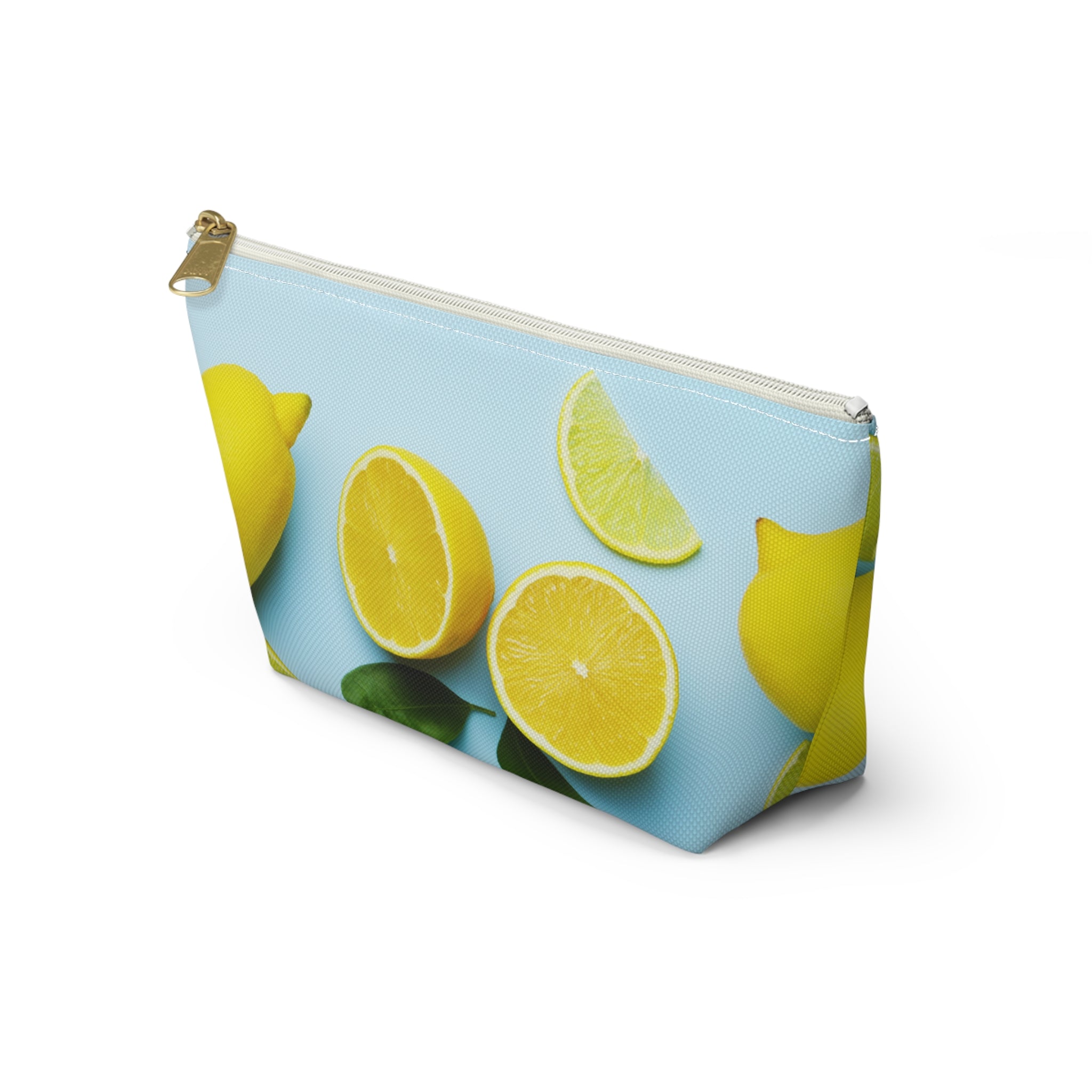 Accessory Pouch w T-bottom - Lemons