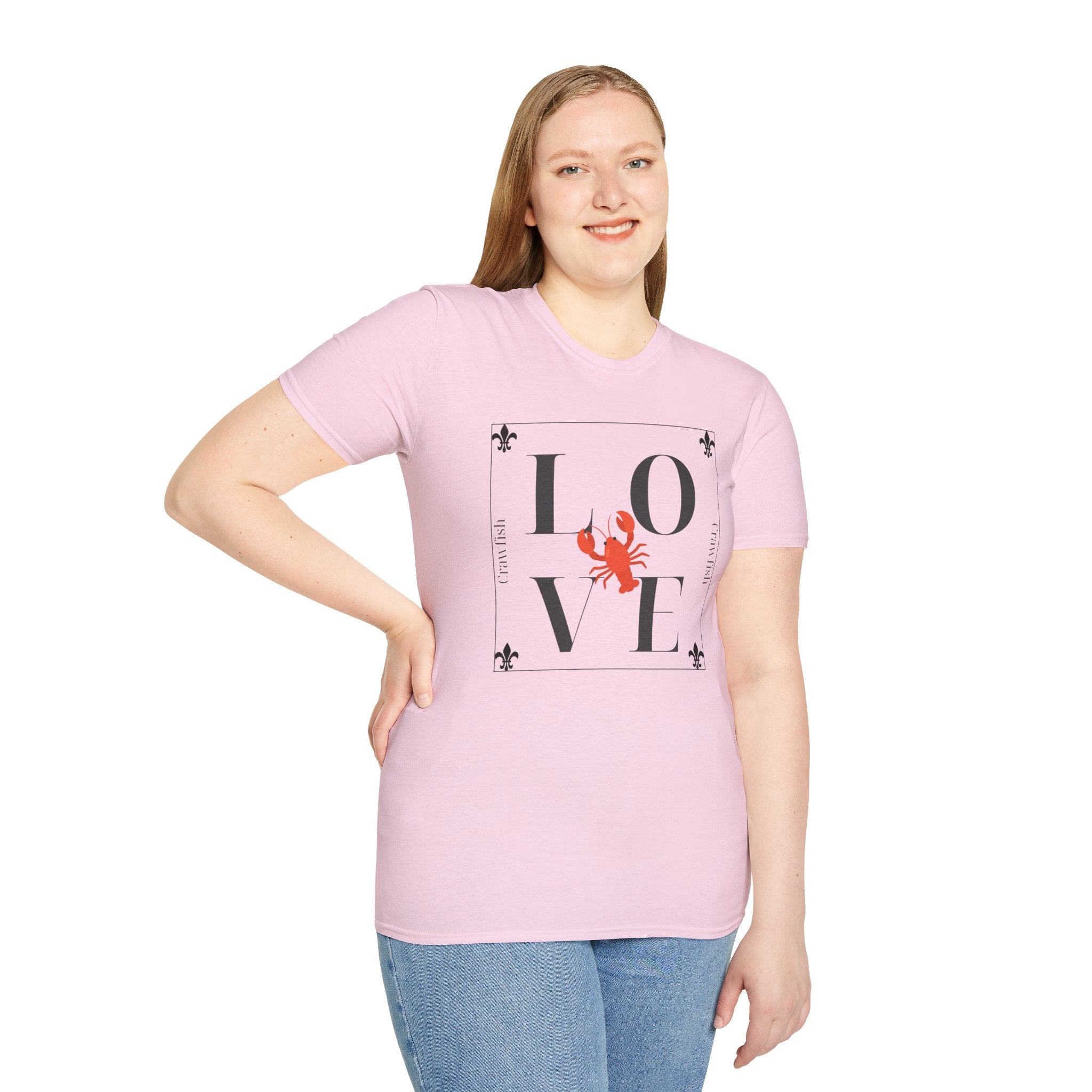 Unisex Soft Relaxed Tee - Crawfish Love (Men & Women)