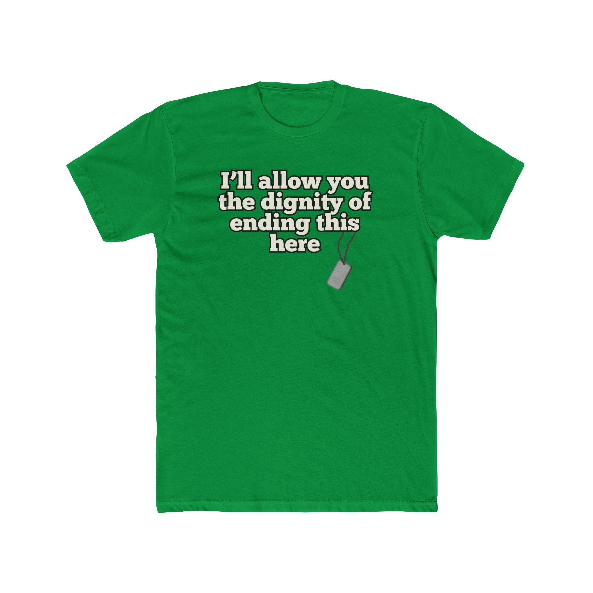 Men's Soft Cotton Crew Tee - End it Here