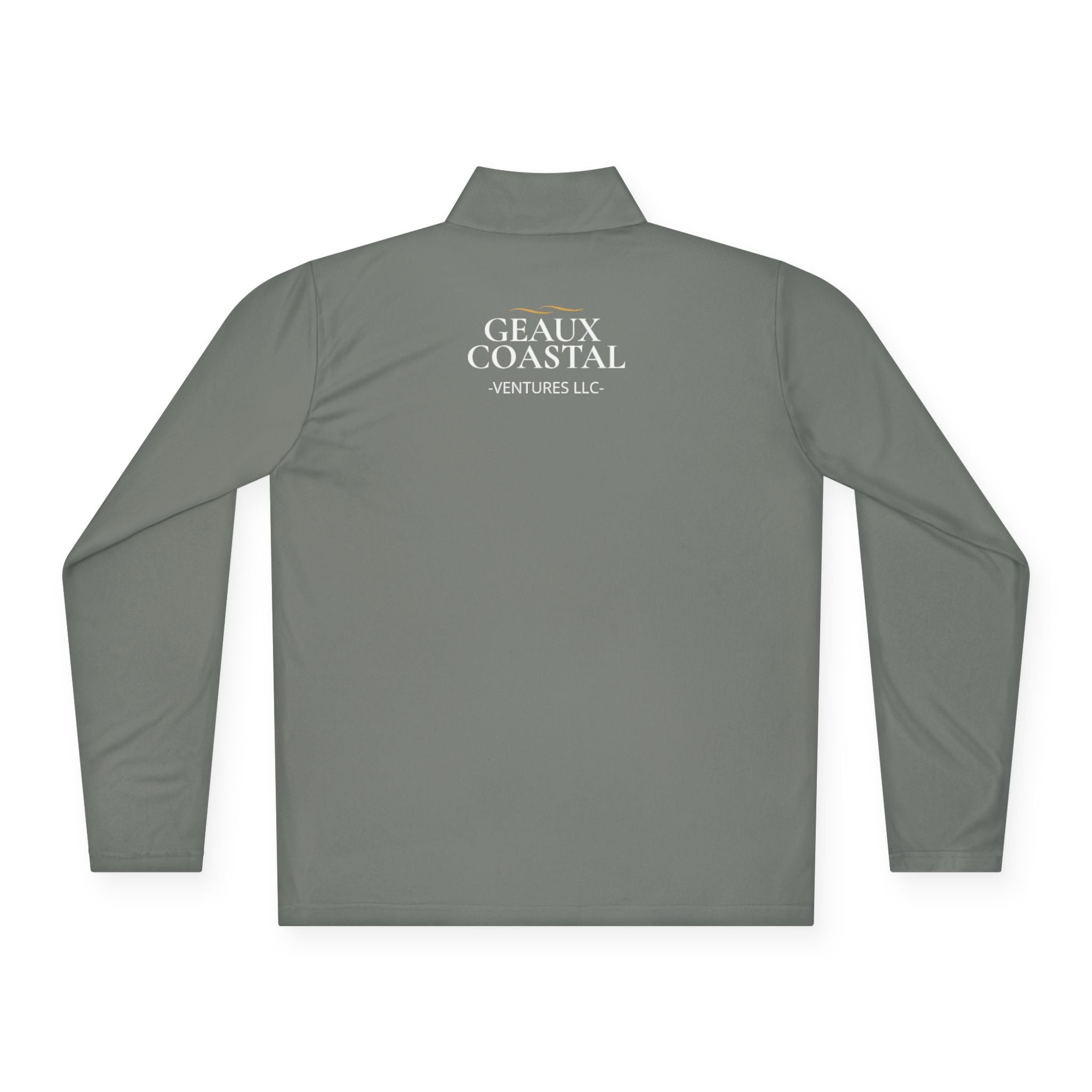Fishing Quarter-Zip Pullover (Men & Women) -"Geaux Coastal" - Lightweight