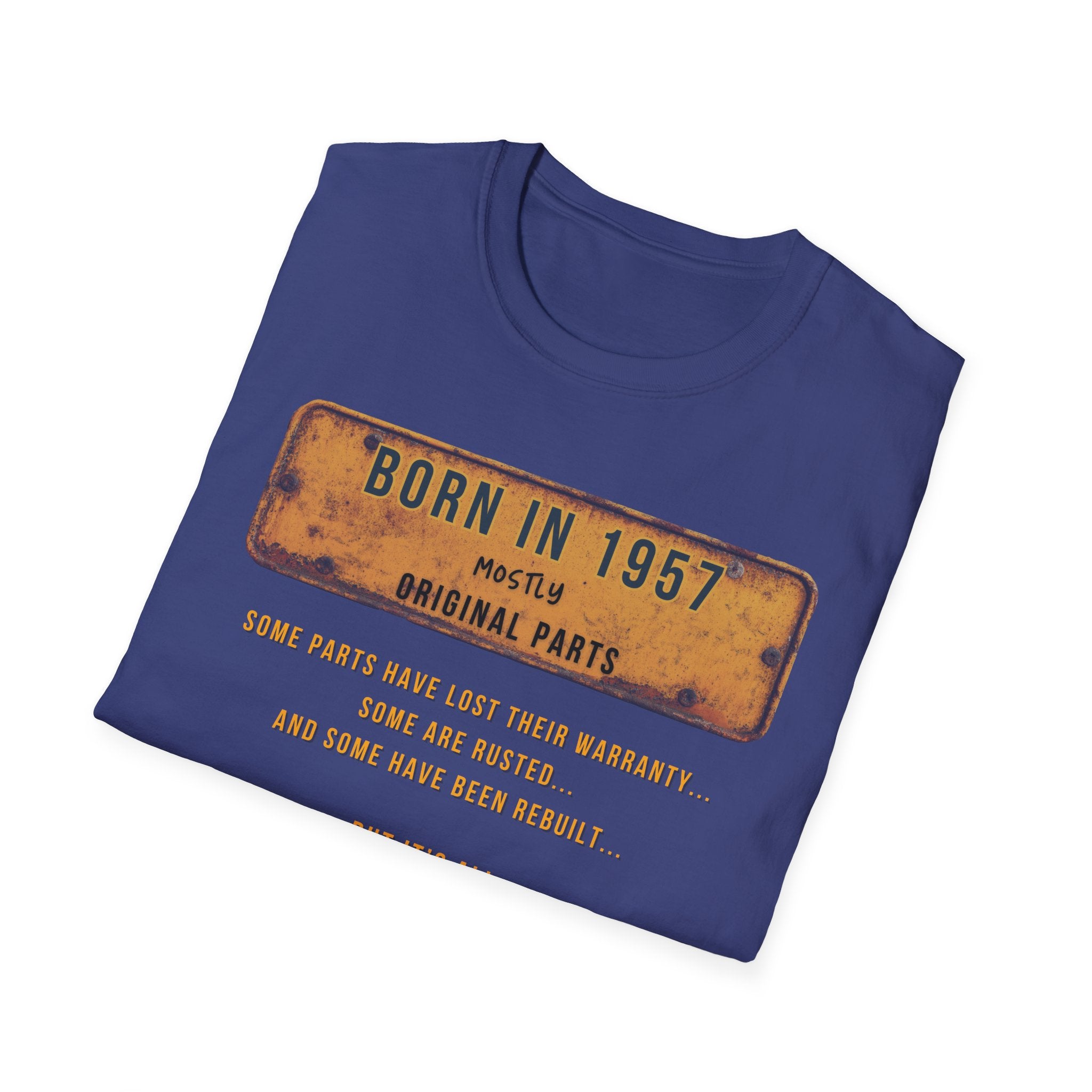 Mens Shirt Relaxed Tee  1957 B Day