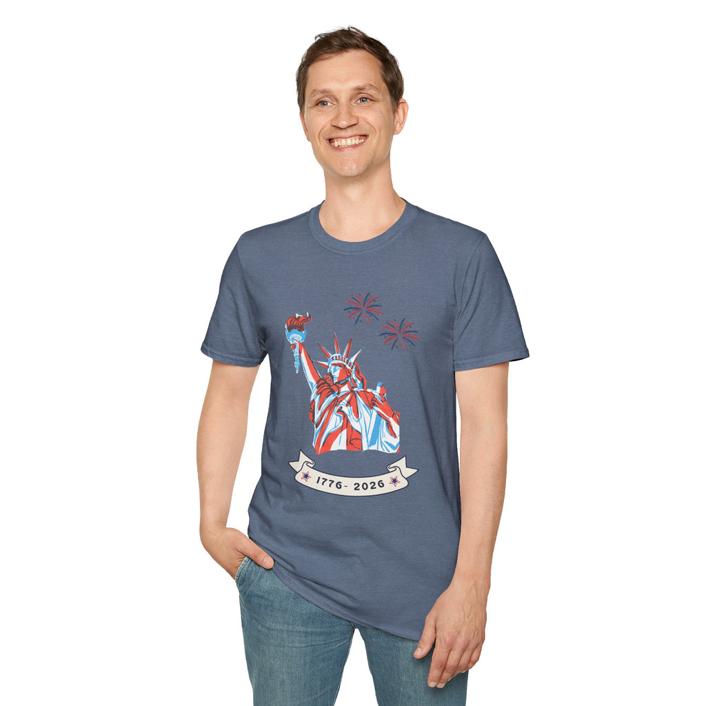 Relaxed Soft Tee- Men & Women - Statue of Liberty 250
