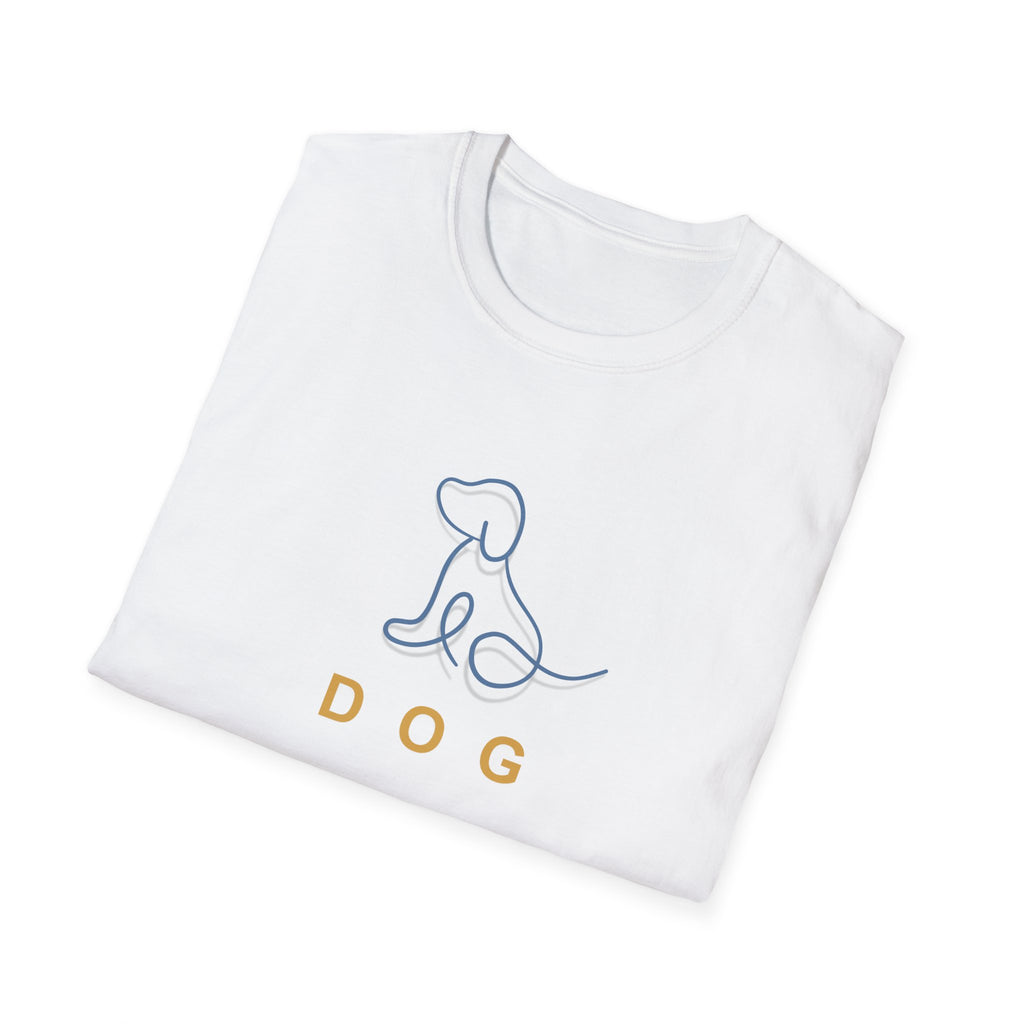 Men and Women Dog Soft Relaxed T Shirt