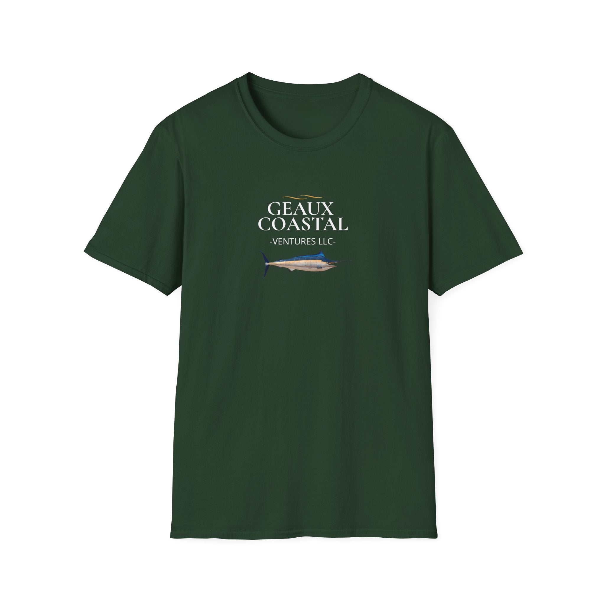 Soft Relaxed Mens Geaux Coastal Marlin Tee