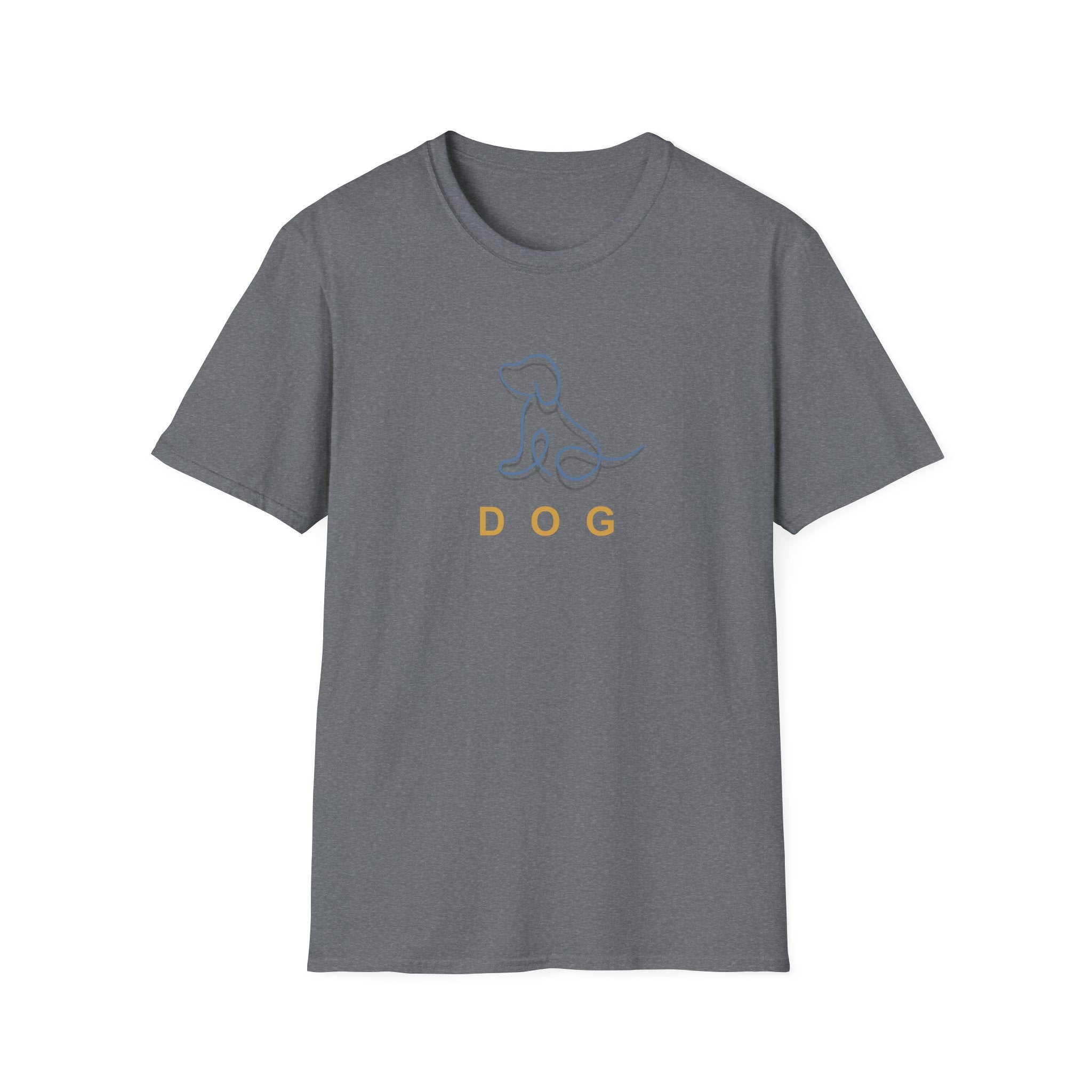 Men and Women Dog Soft Relaxed T Shirt