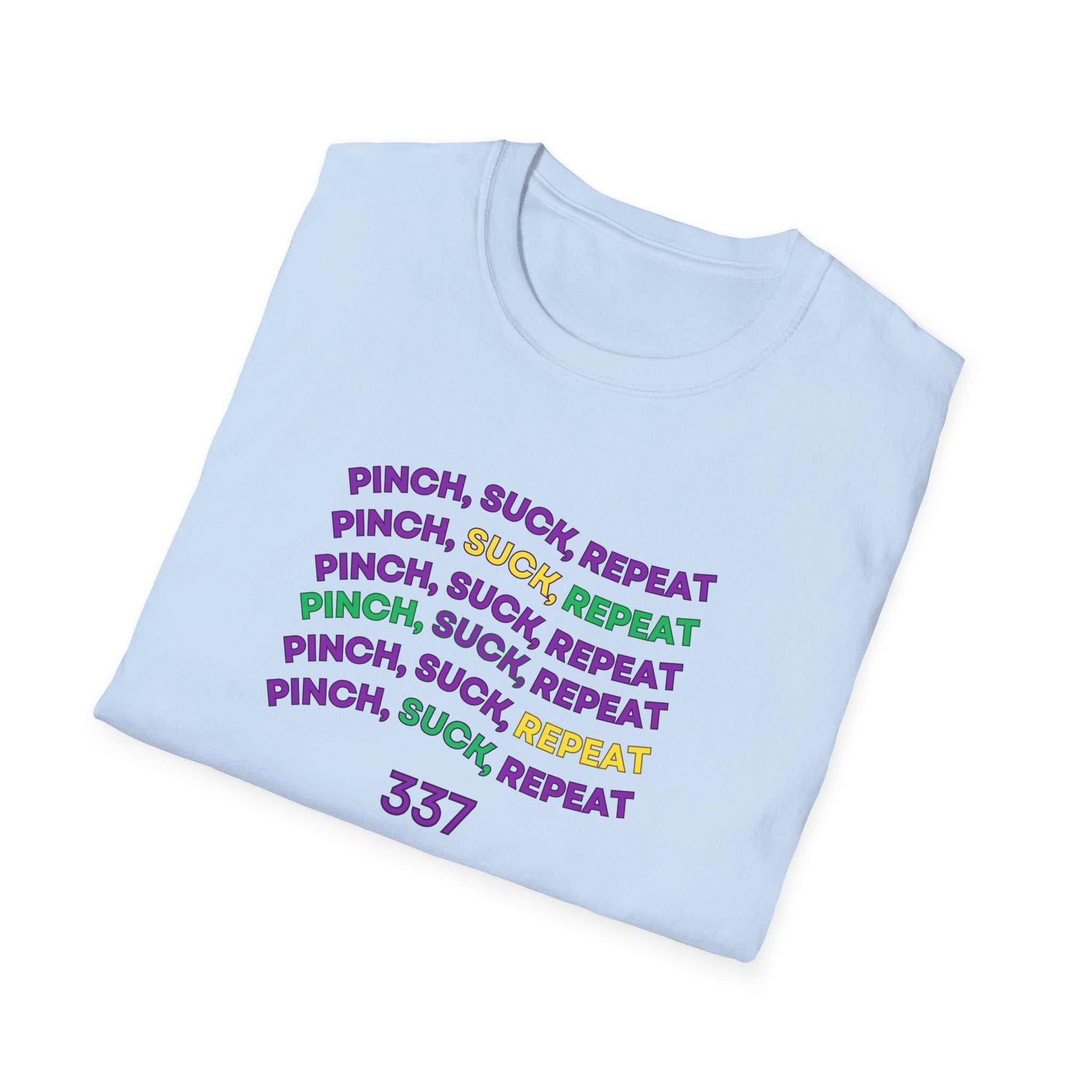 Soft Tee - (Men & Women) - "Mardi Gras"  '337'