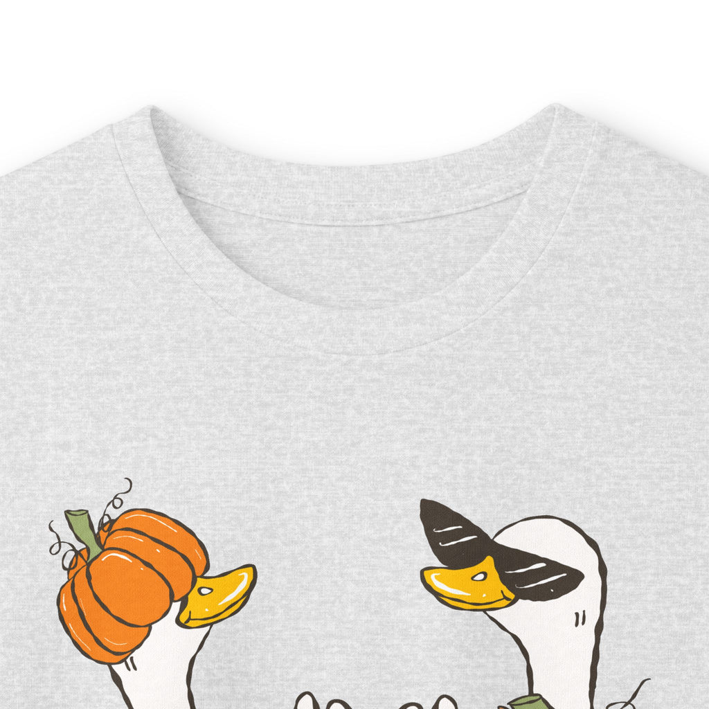 Woman Ultra Cotton Long Sleeve Tee - Cute Ducks - Fall