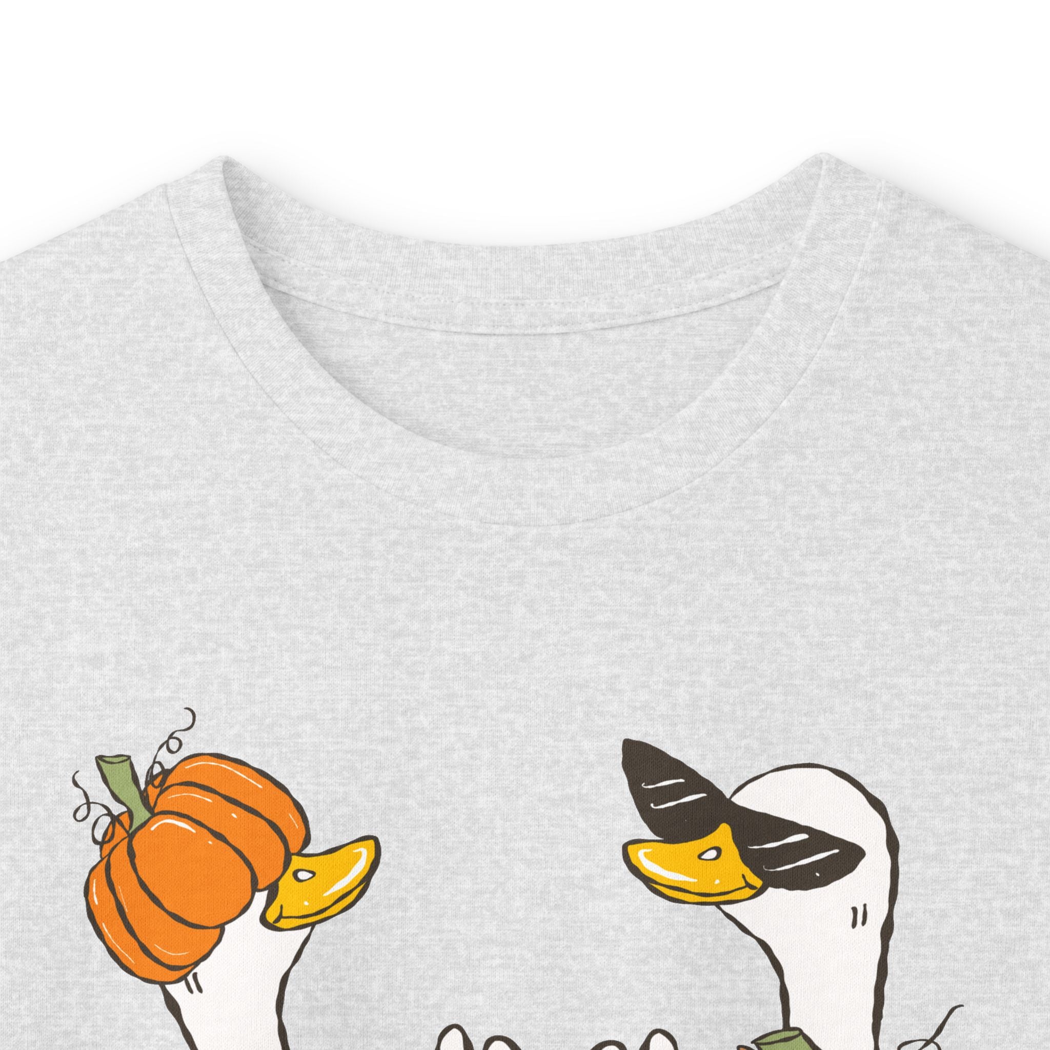 Woman Ultra Cotton Long Sleeve Tee - Cute Ducks - Fall
