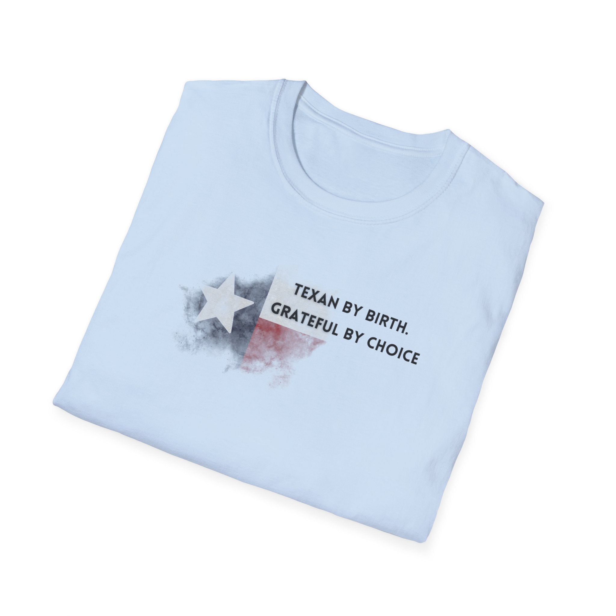 Soft Relaxed Tee - Men and Women- Texan by birth