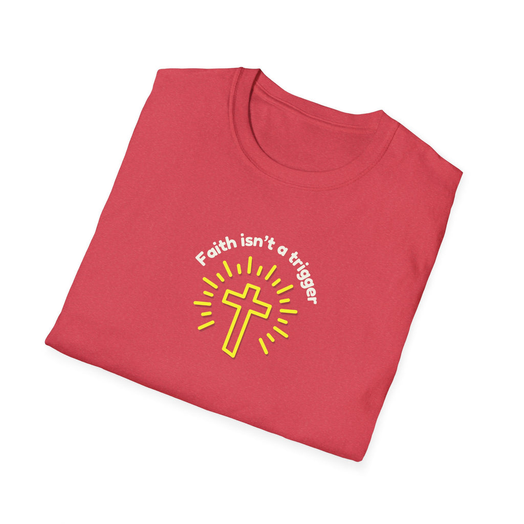 Men's Soft Relaxed tee - Faith isn't a trigger