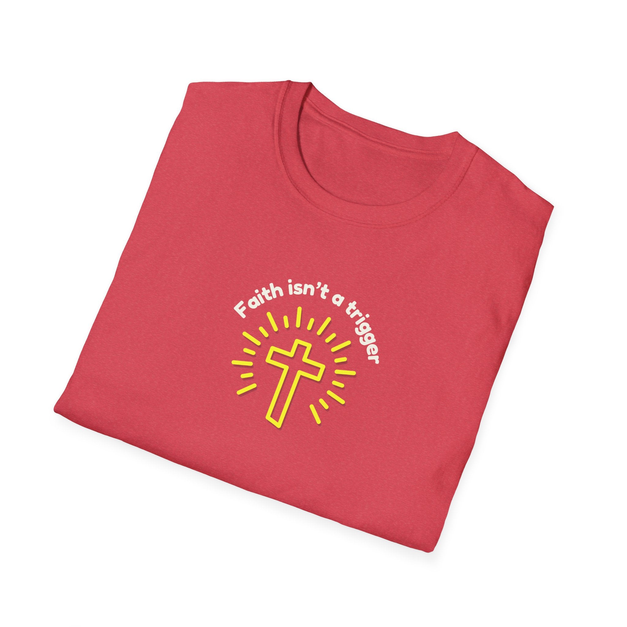 Men's Soft Relaxed tee - Faith isn't a trigger