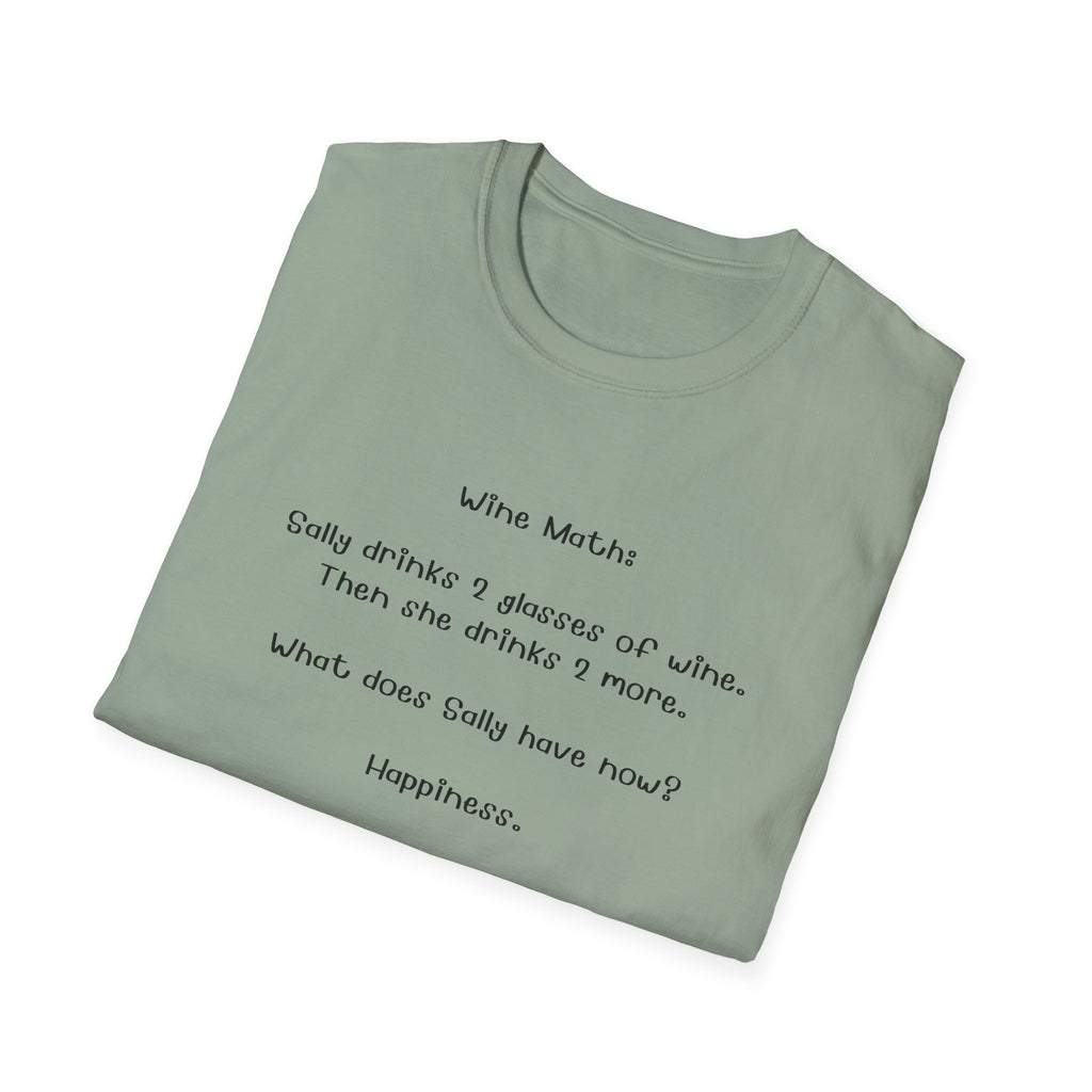 Woman Soft T Shirt - Regular Fit - Wine Math