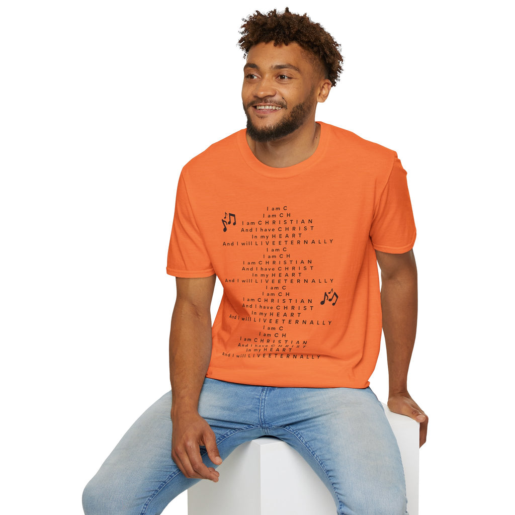 Men & Woman Softstyle T-Shirt - "C-h-r-i-s-t-i-a-n" "Song"