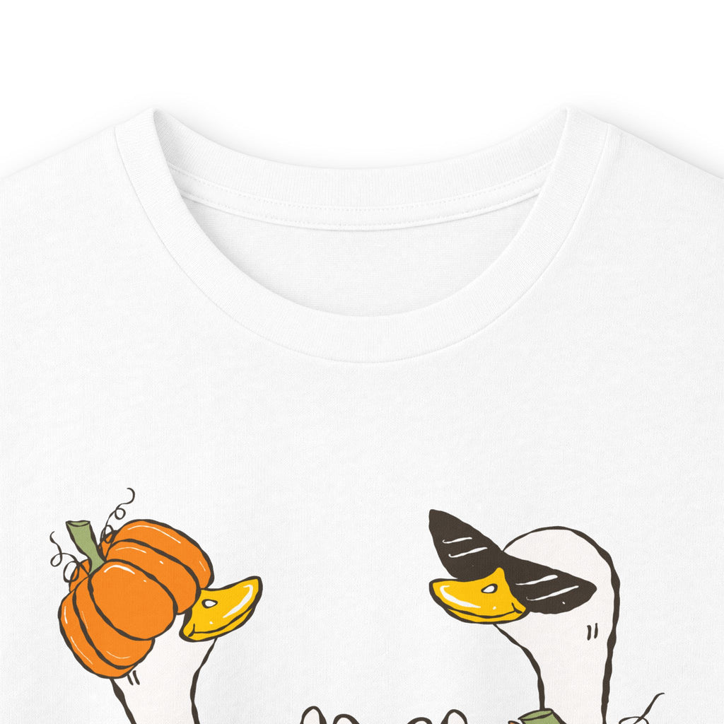 Woman Ultra Cotton Long Sleeve Tee - Cute Ducks - Fall