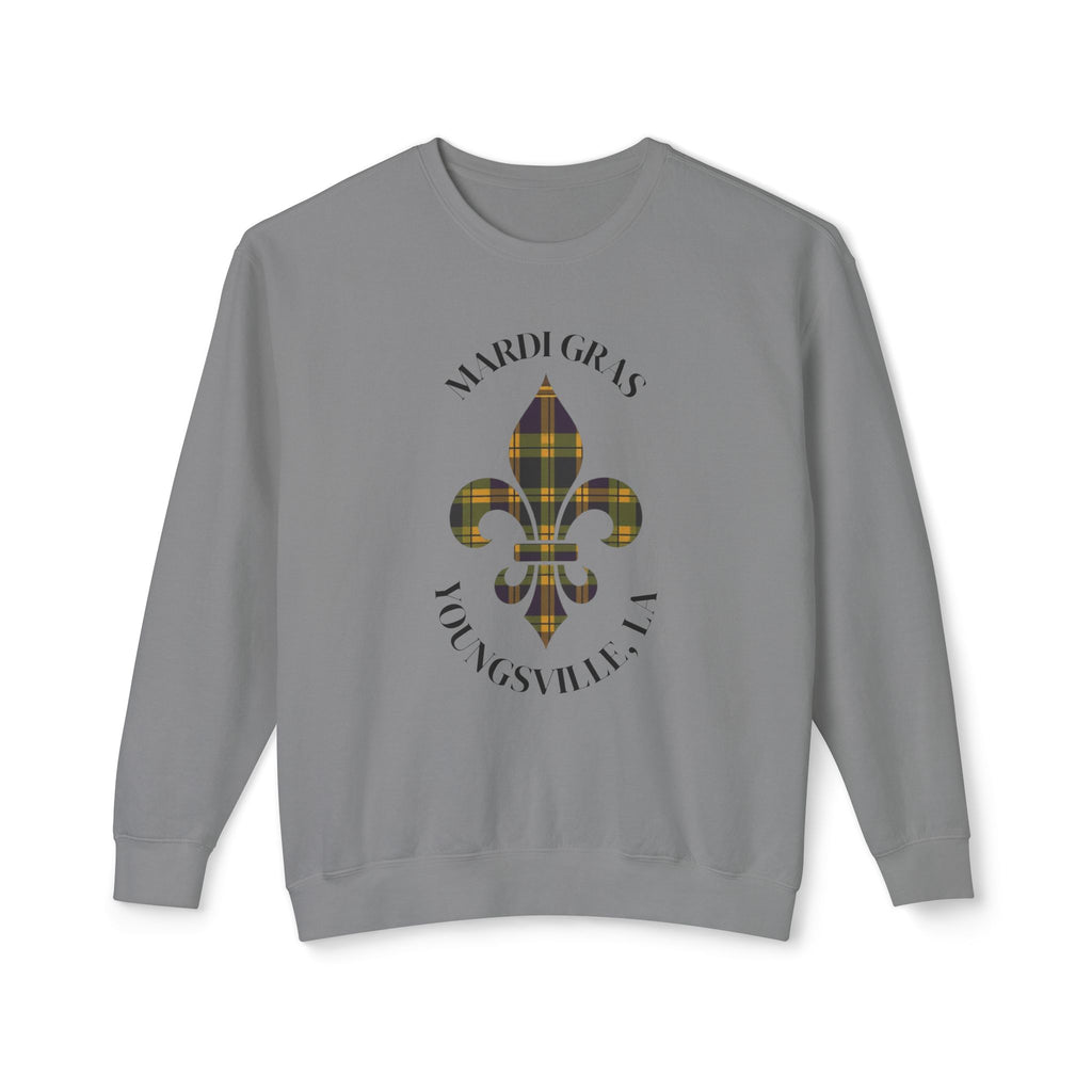 Lightweight Soft Long Sleeve - Mardi Gras Plaid Men & Women
