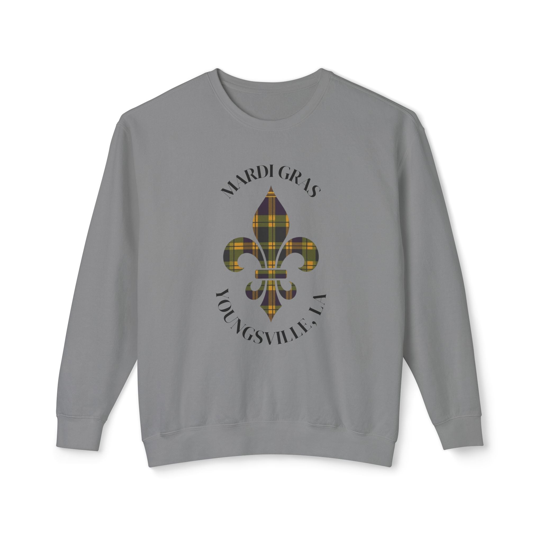 Lightweight Soft Long Sleeve - Mardi Gras Plaid Men & Women