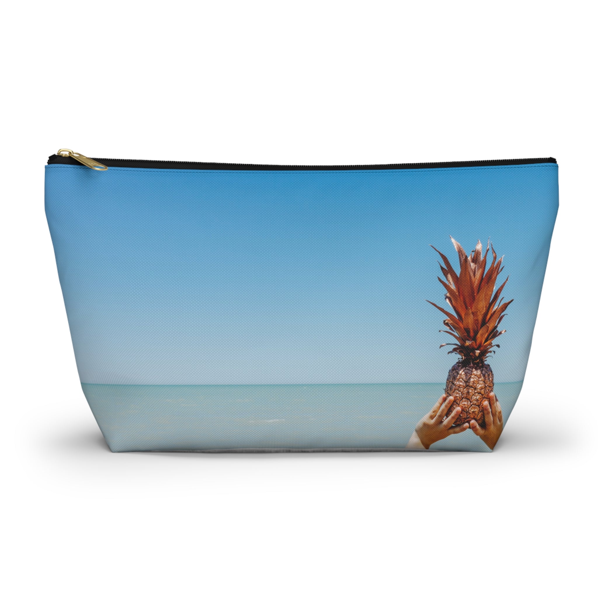 Accessory Pouch w T-bottom - Pineapple