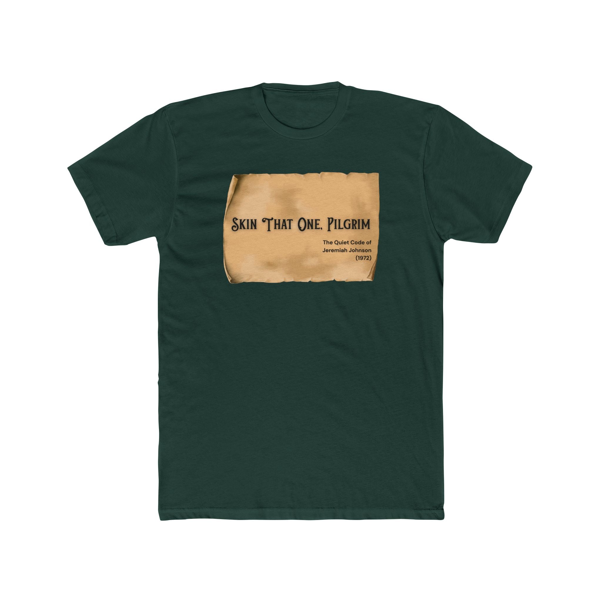 Mens Soft Premium Fitted Tee - Pilgrim Mountain Man