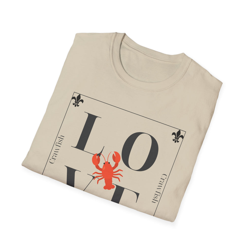 Unisex Soft Relaxed Tee - Crawfish Love (Men & Women)