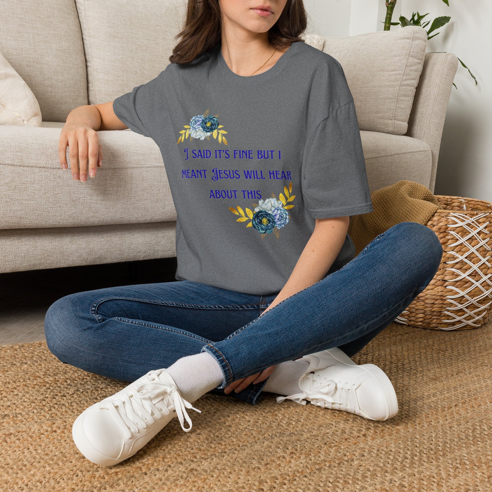Ladies Super Soft T Shirt - Jesus will hear about this. Relaxed fit