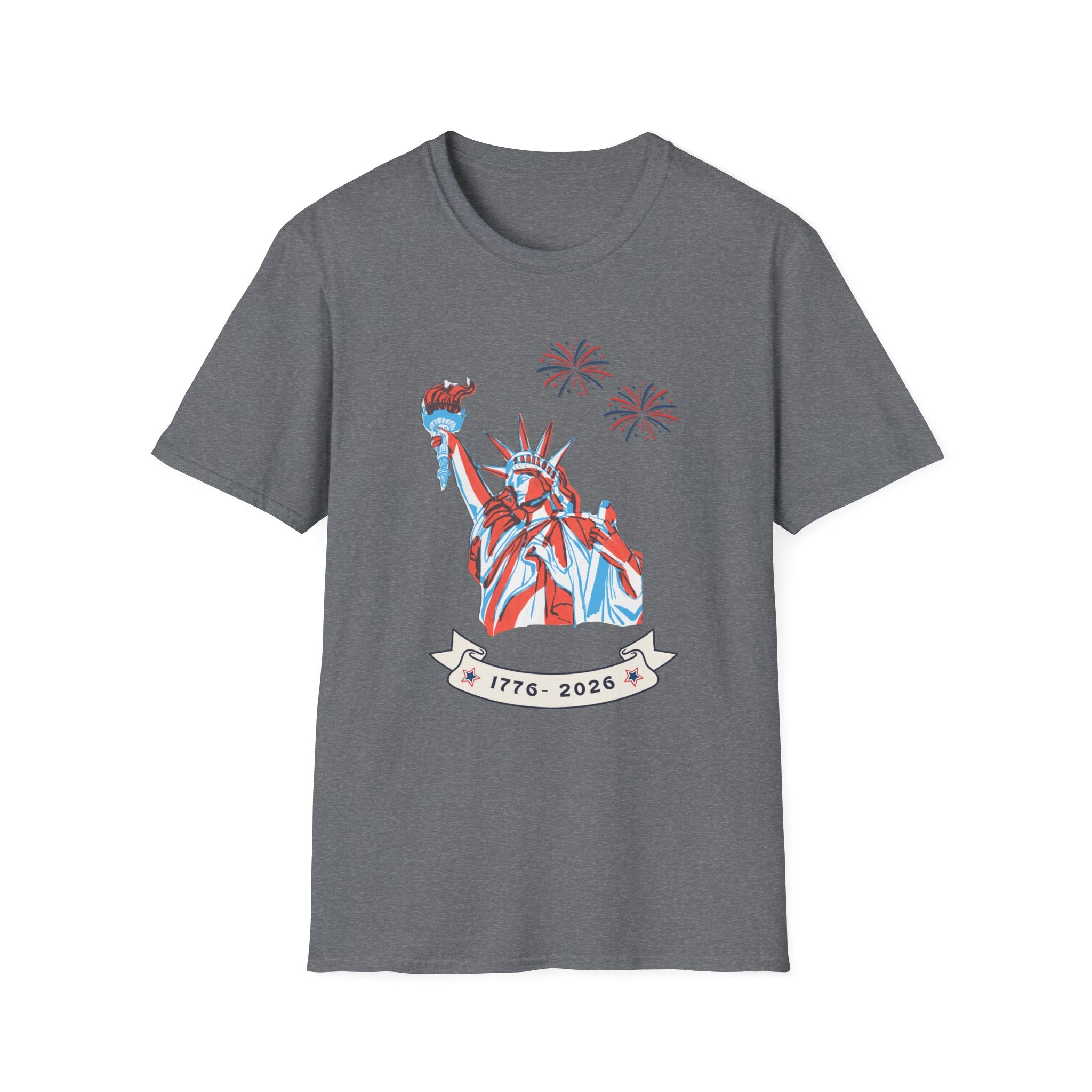 Relaxed Soft Tee- Men & Women - Statue of Liberty 250