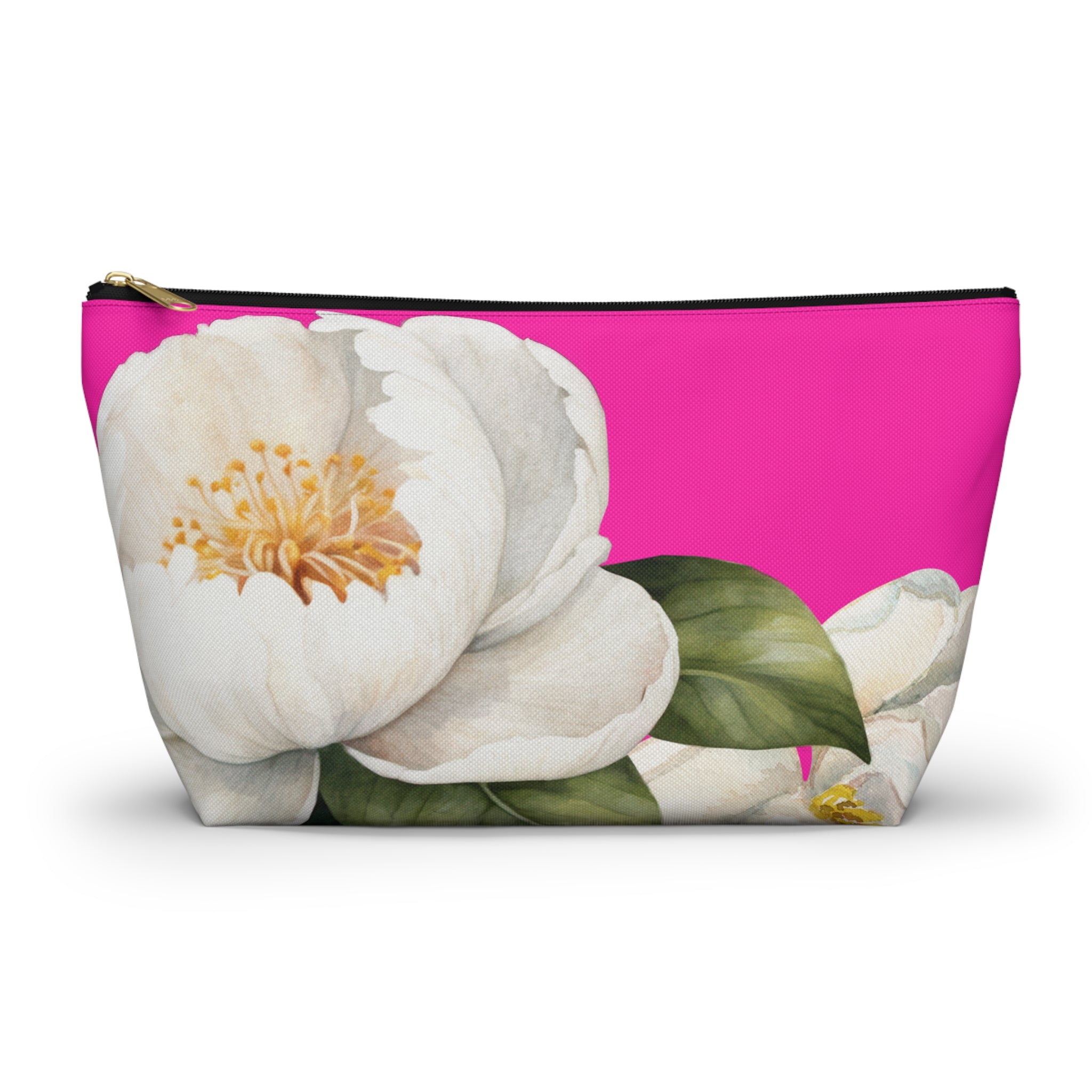 Accessory Pouch w T-bottom - Pink Magnolia