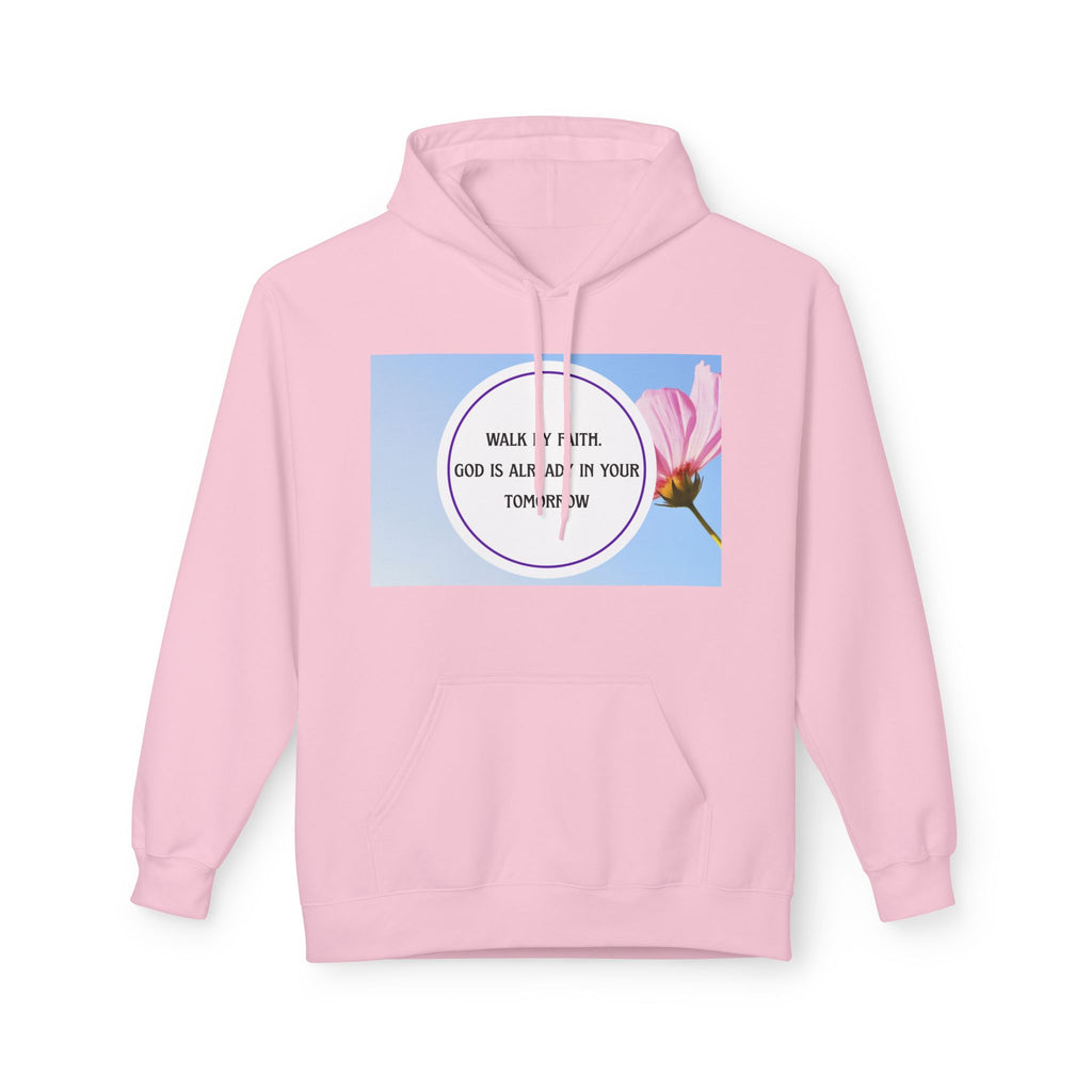 Woman's Midweight  Super Softstyle Fleece Hoodie - Walk by faith