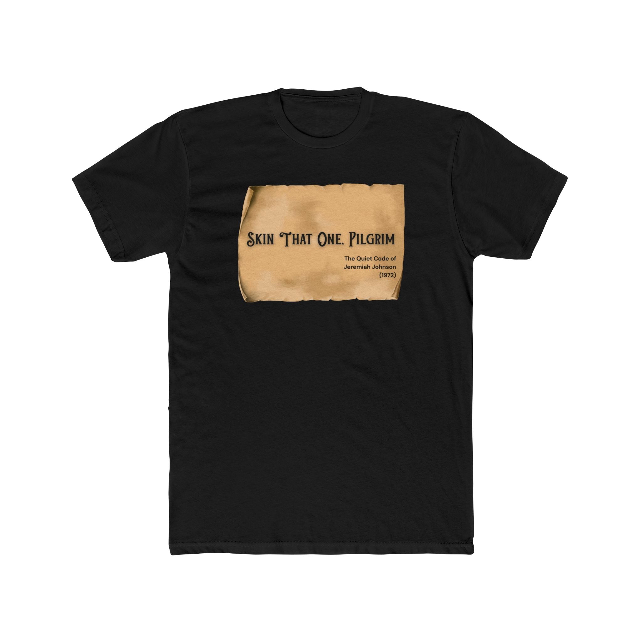 Mens Soft Premium Fitted Tee - Pilgrim Mountain Man