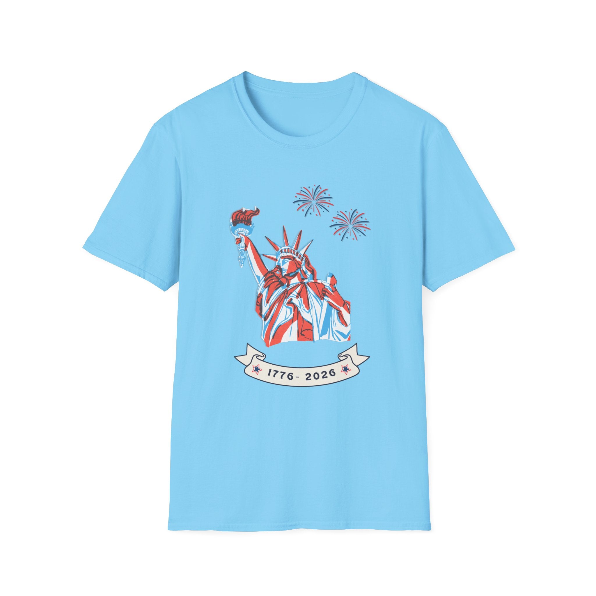 Relaxed Soft Tee- Men & Women - Statue of Liberty 250